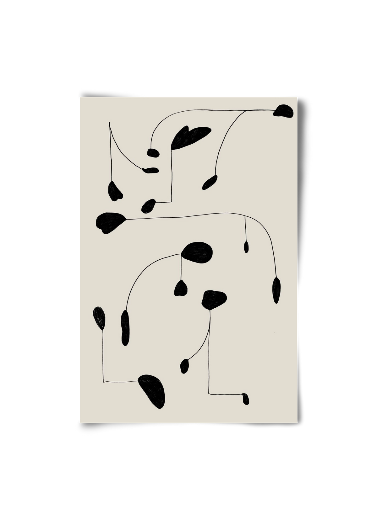 Mobile, 20x30 cm, Keret nélkül