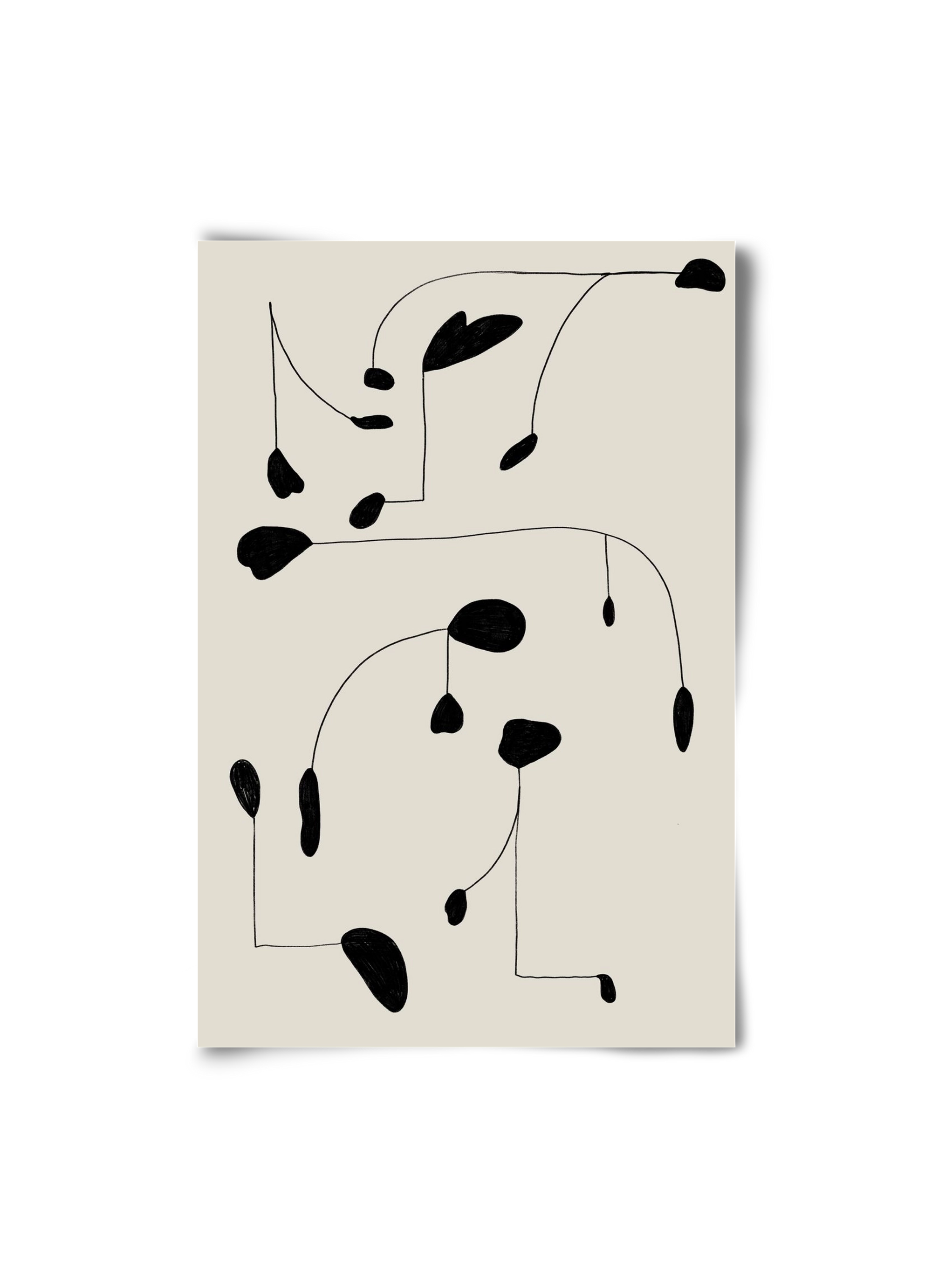 Mobile, 20x30 cm, Keret nélkül