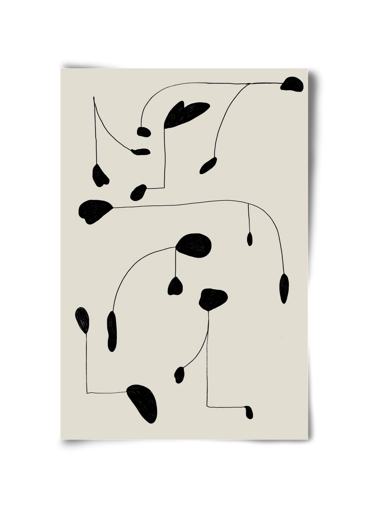 Mobile, 30x45 cm, Keret nélkül