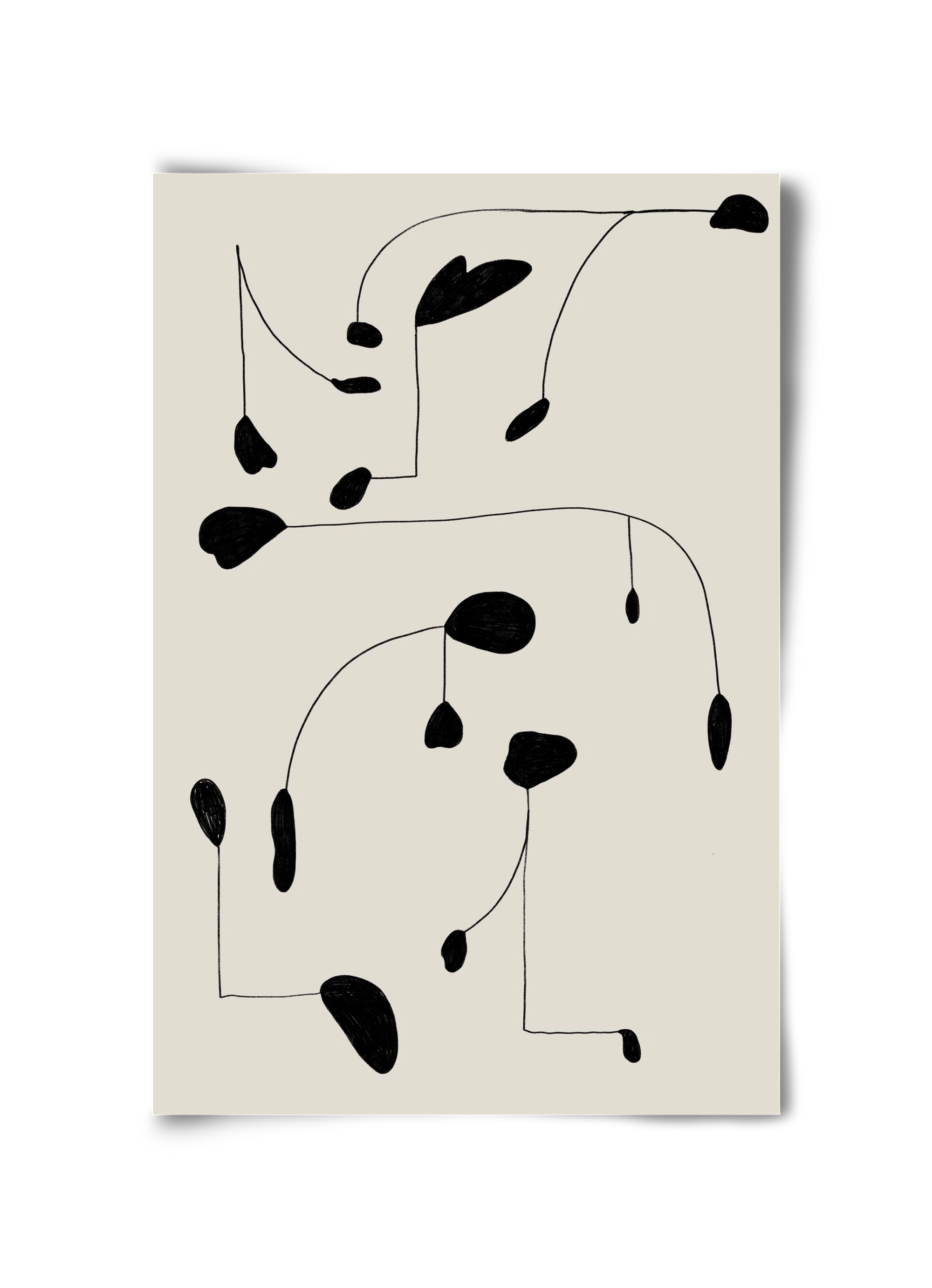 Mobile, 30x45 cm, Keret nélkül