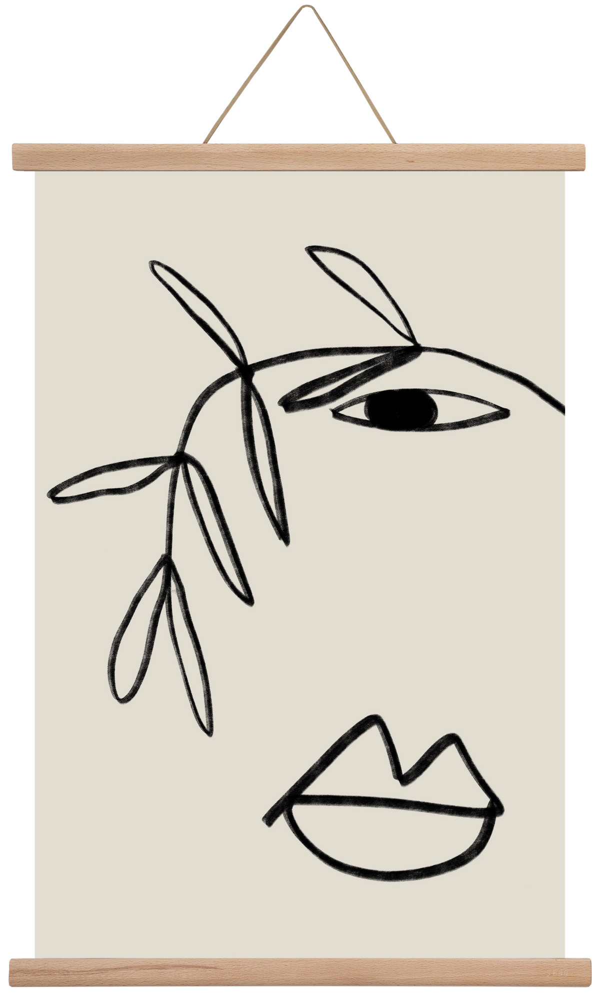 Plant Portrait, 40x60 cm (40x60 cm), Tölgy akasztó