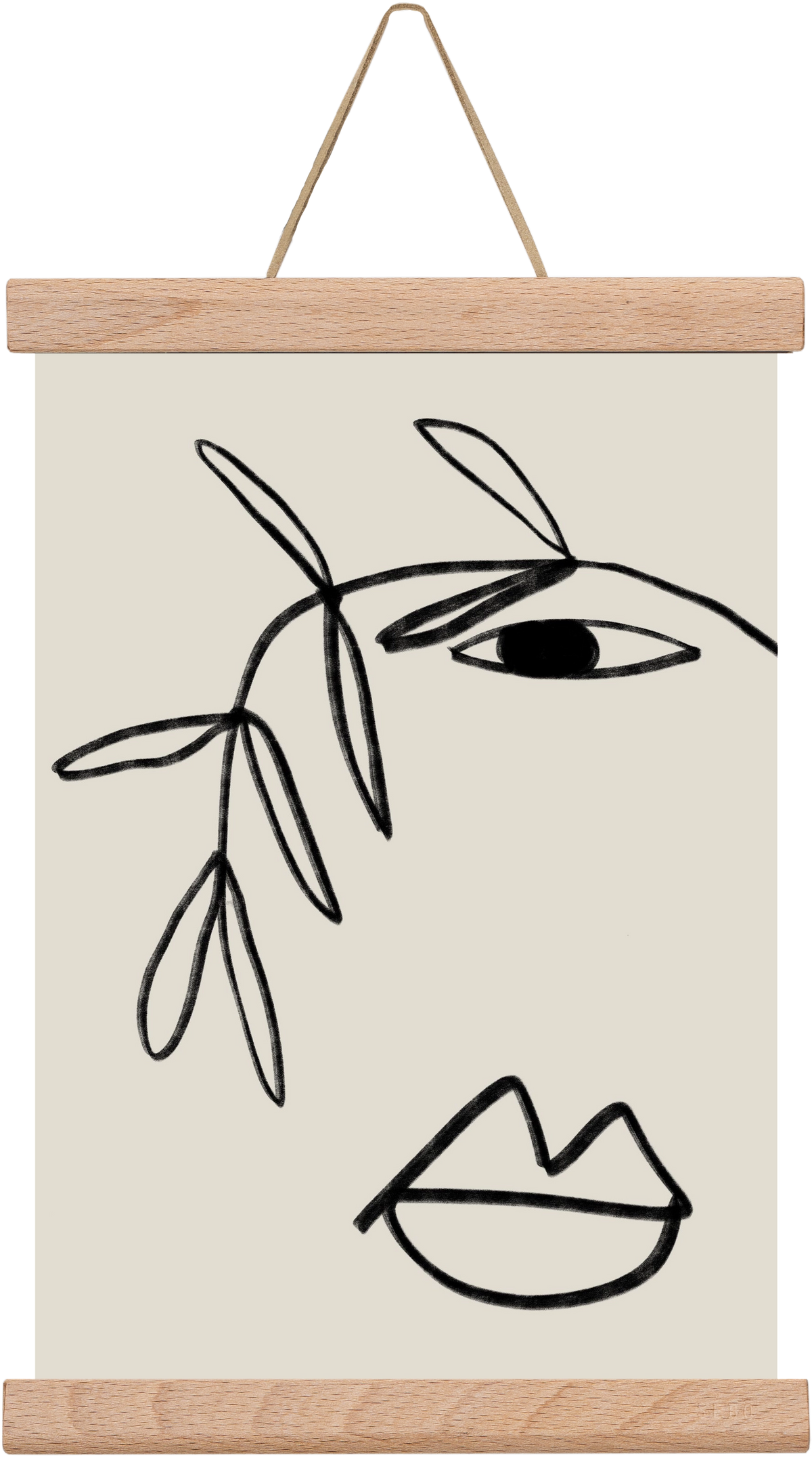 Plant Portrait, 20x30 cm (20x30 cm), Tölgy akasztó