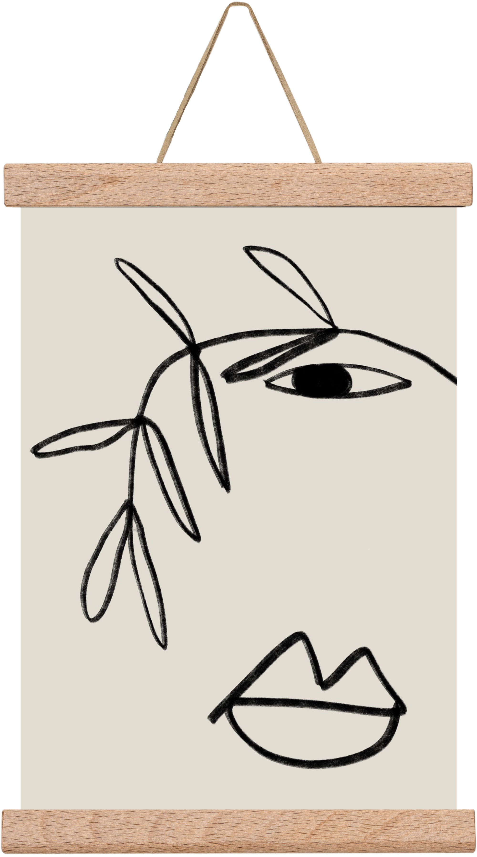 Plant Portrait, 20x30 cm (20x30 cm), Tölgy akasztó