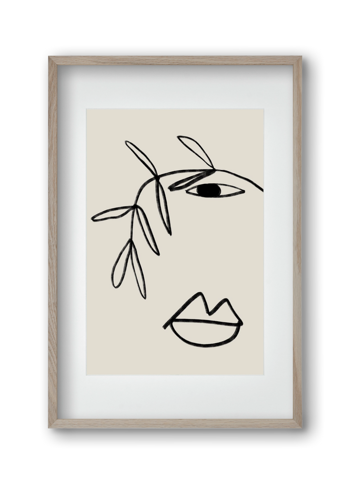 Plant Portrait, 30x45 cm (20x30 cm), Tölgy keret, paszpartuval