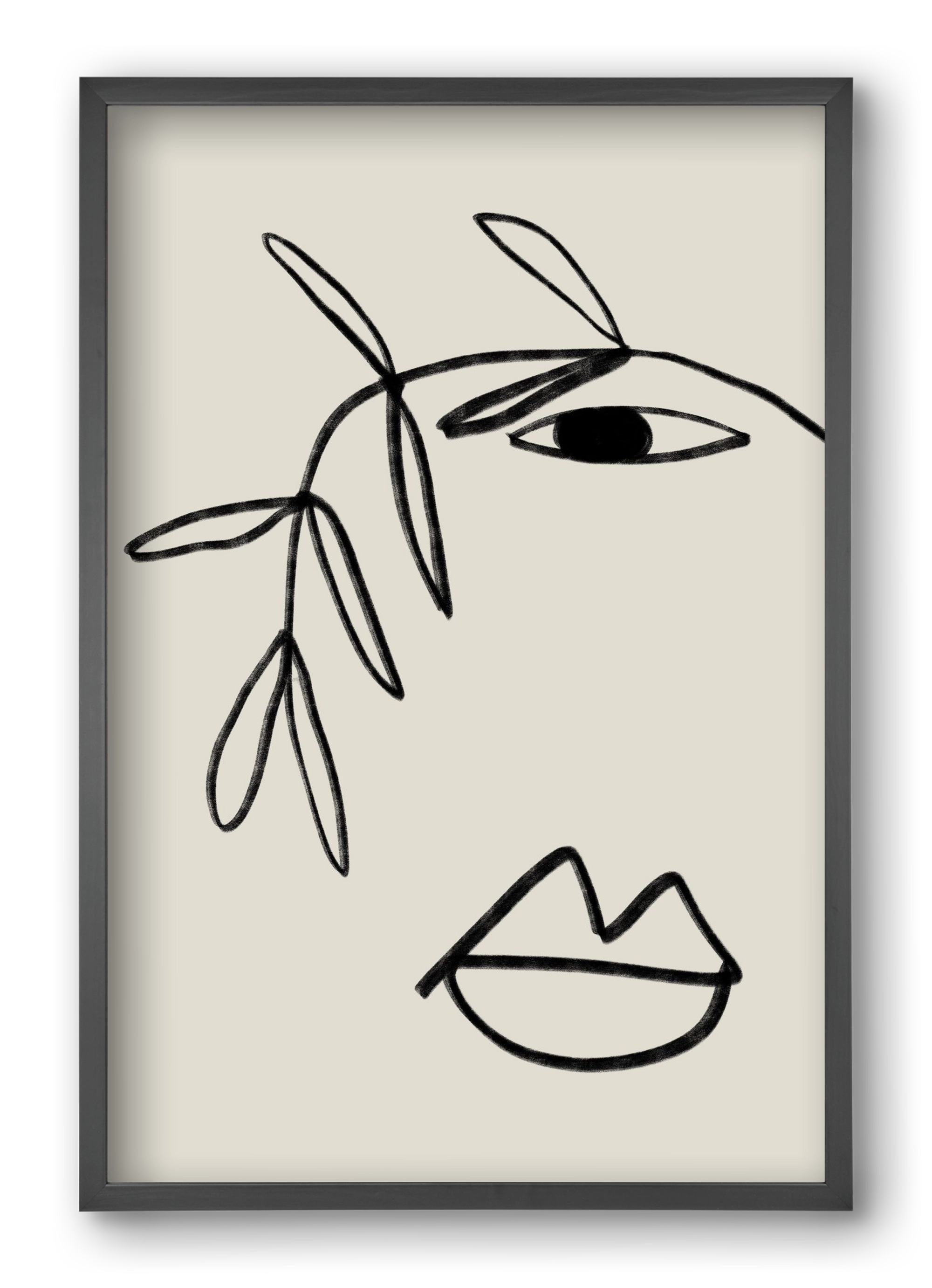 Plant Portrait, 40x60 cm (40x60 cm), Fekete keret