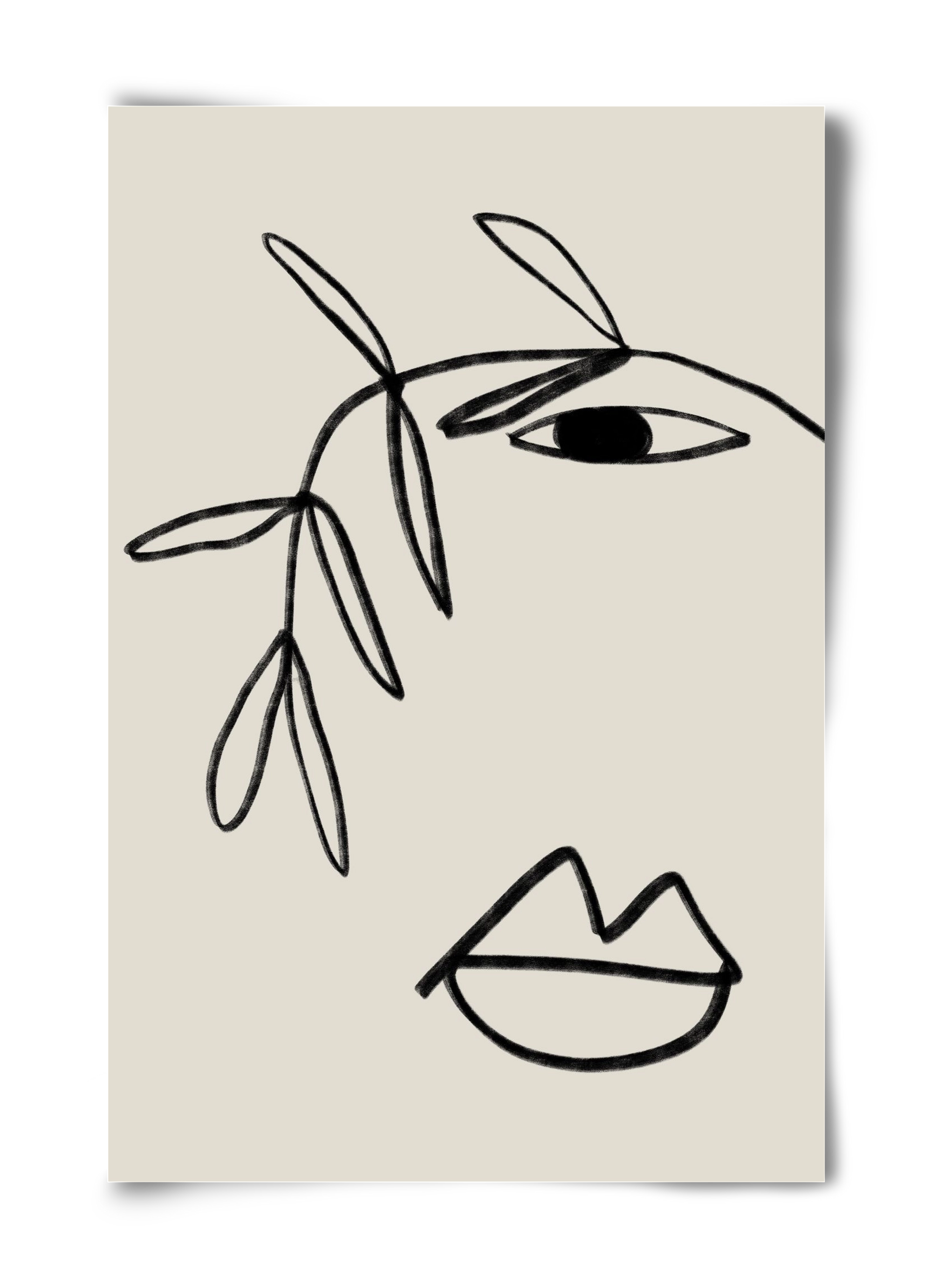 Plant Portrait, 40x60 cm, Keret nélkül