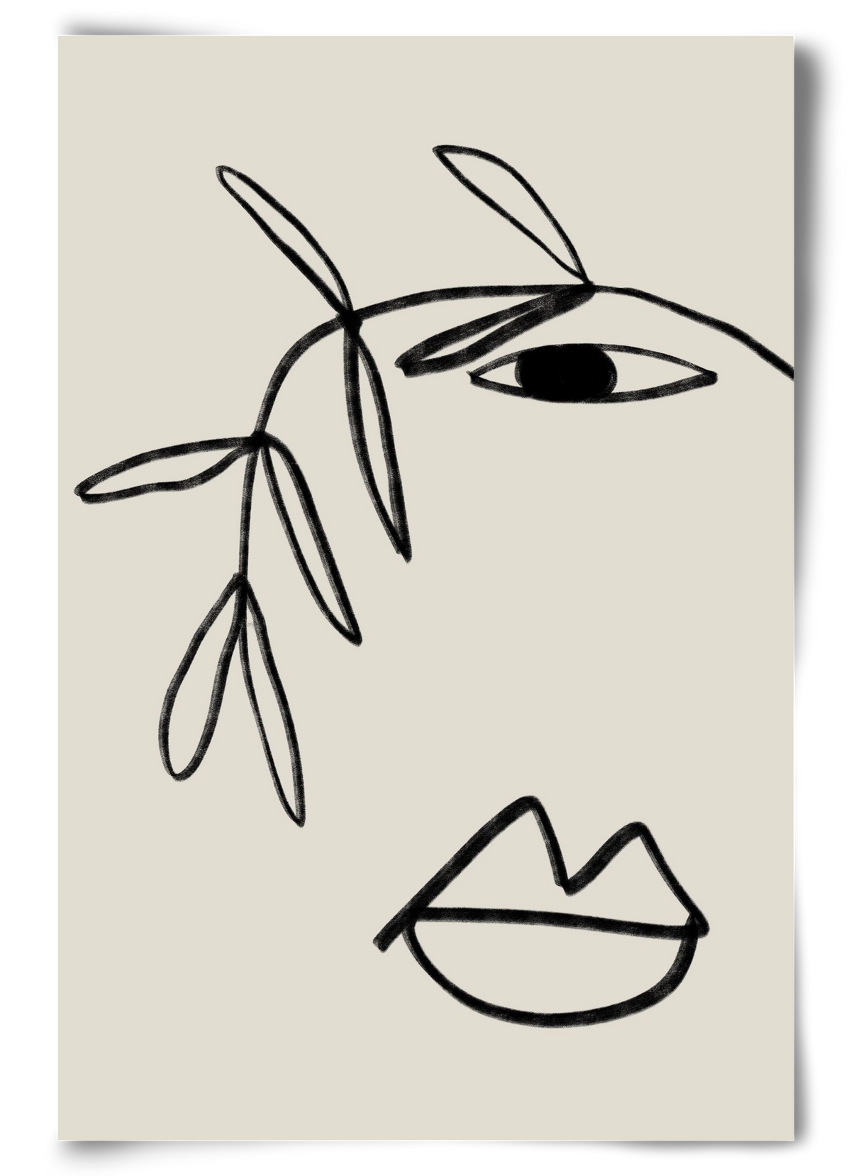 Plant Portrait, 60x90 cm, Keret nélkül