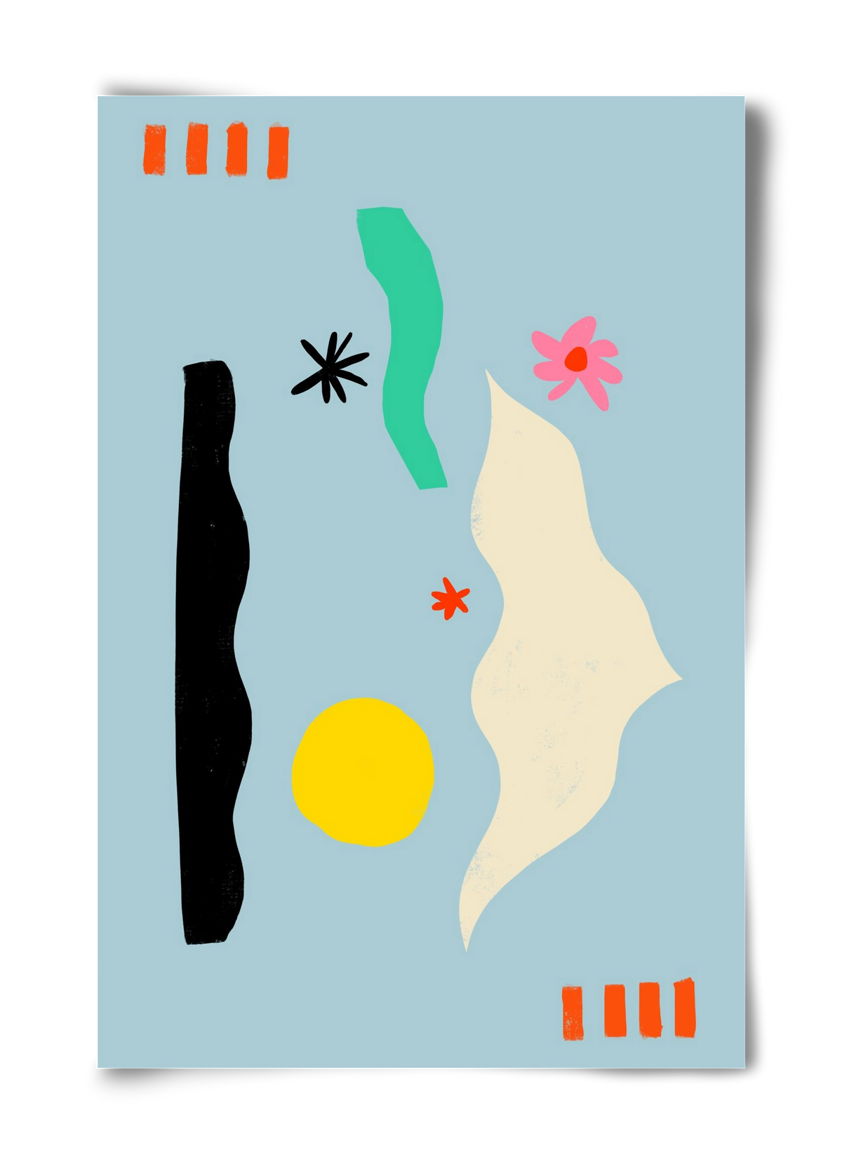 Flower Eyes, 40x60 cm, Keret nélkül