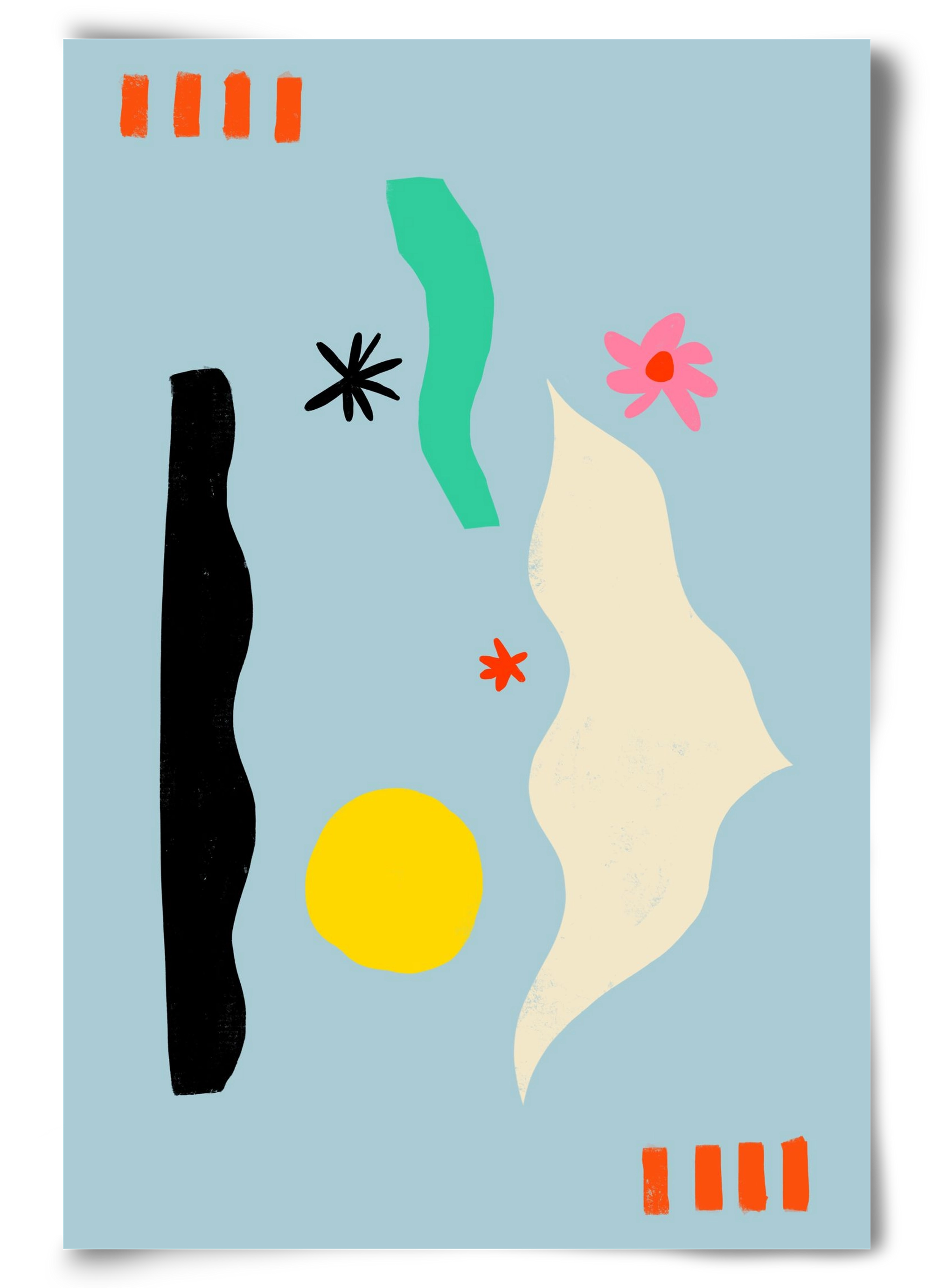 Flower Eyes, 60x90 cm, Keret nélkül