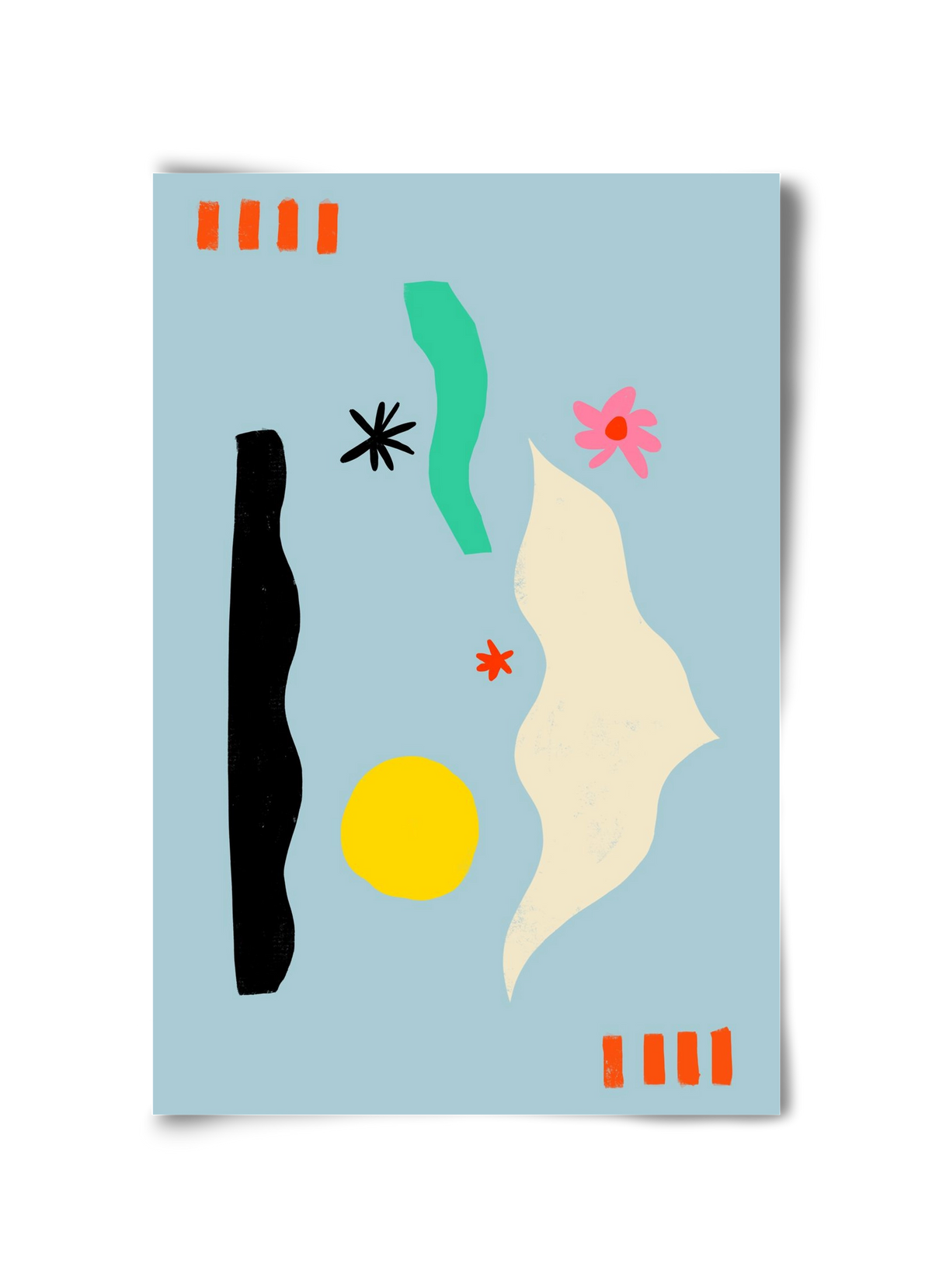 Flower Eyes, 30x45 cm, Keret nélkül