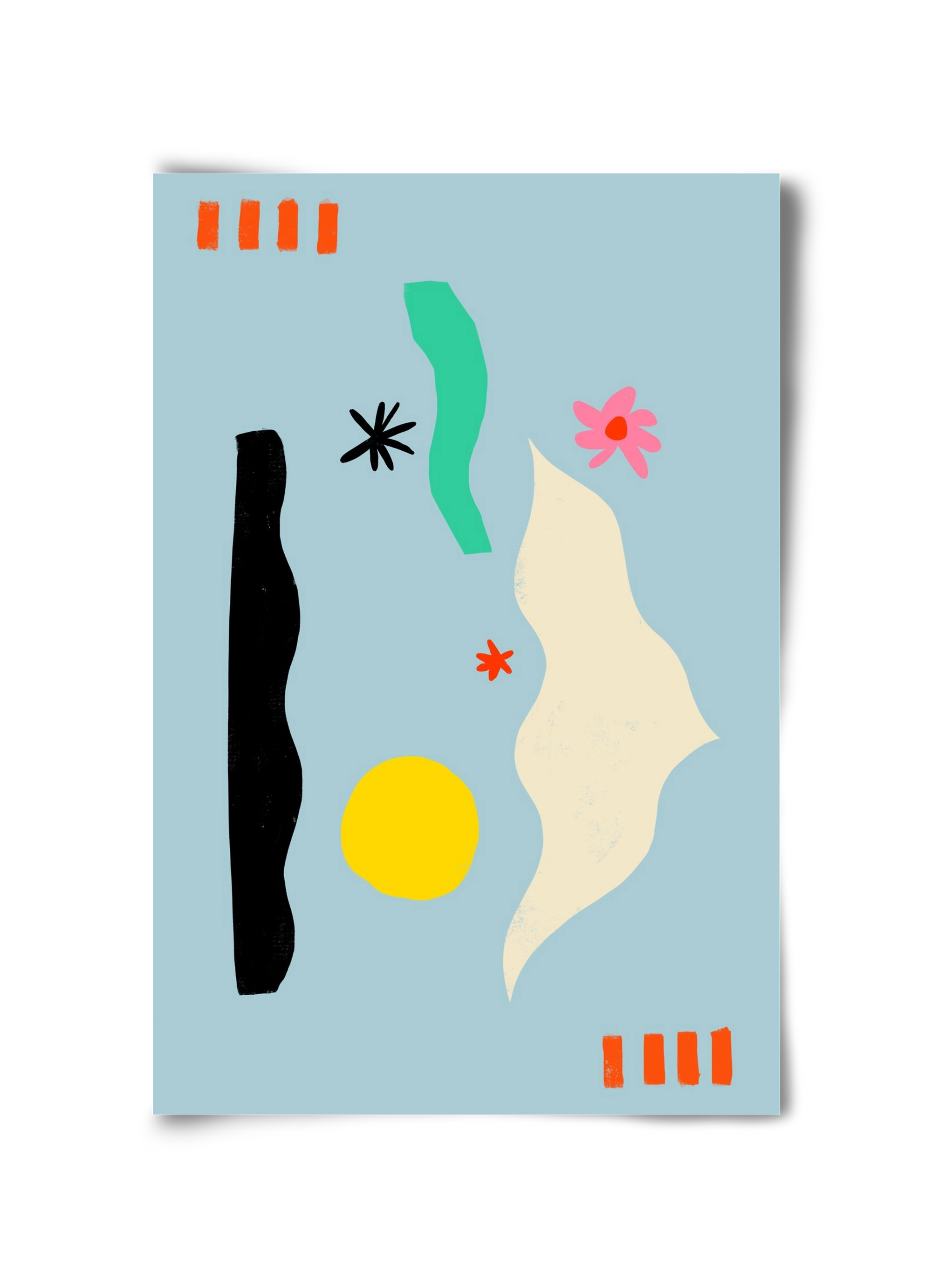 Flower Eyes, 30x45 cm, Keret nélkül