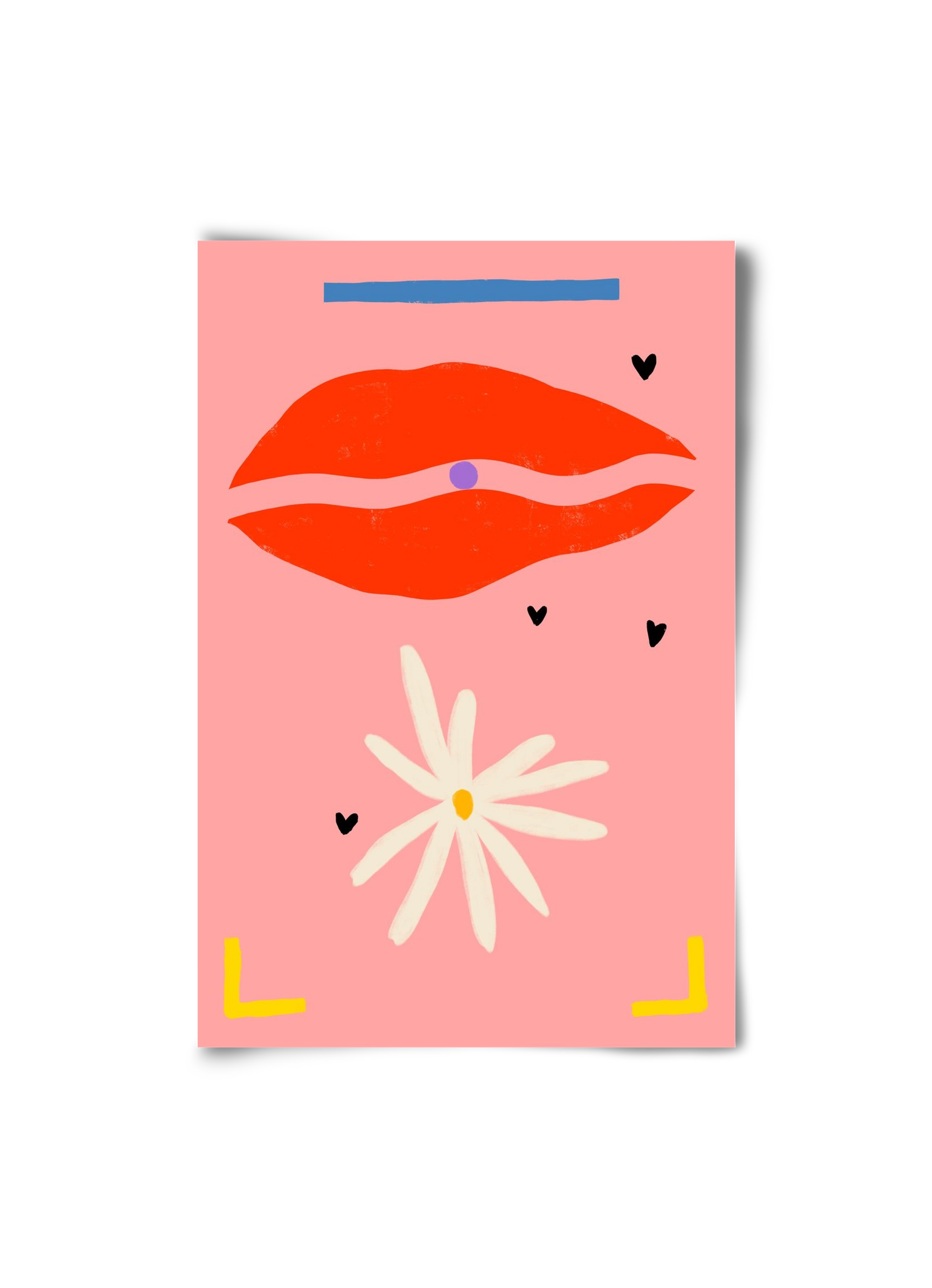 PEARL AND DAISY, 20x30 cm, Keret nélkül