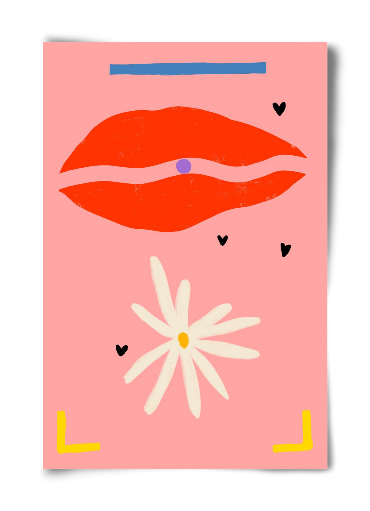 PEARL AND DAISY, 40x60 cm, Keret nélkül