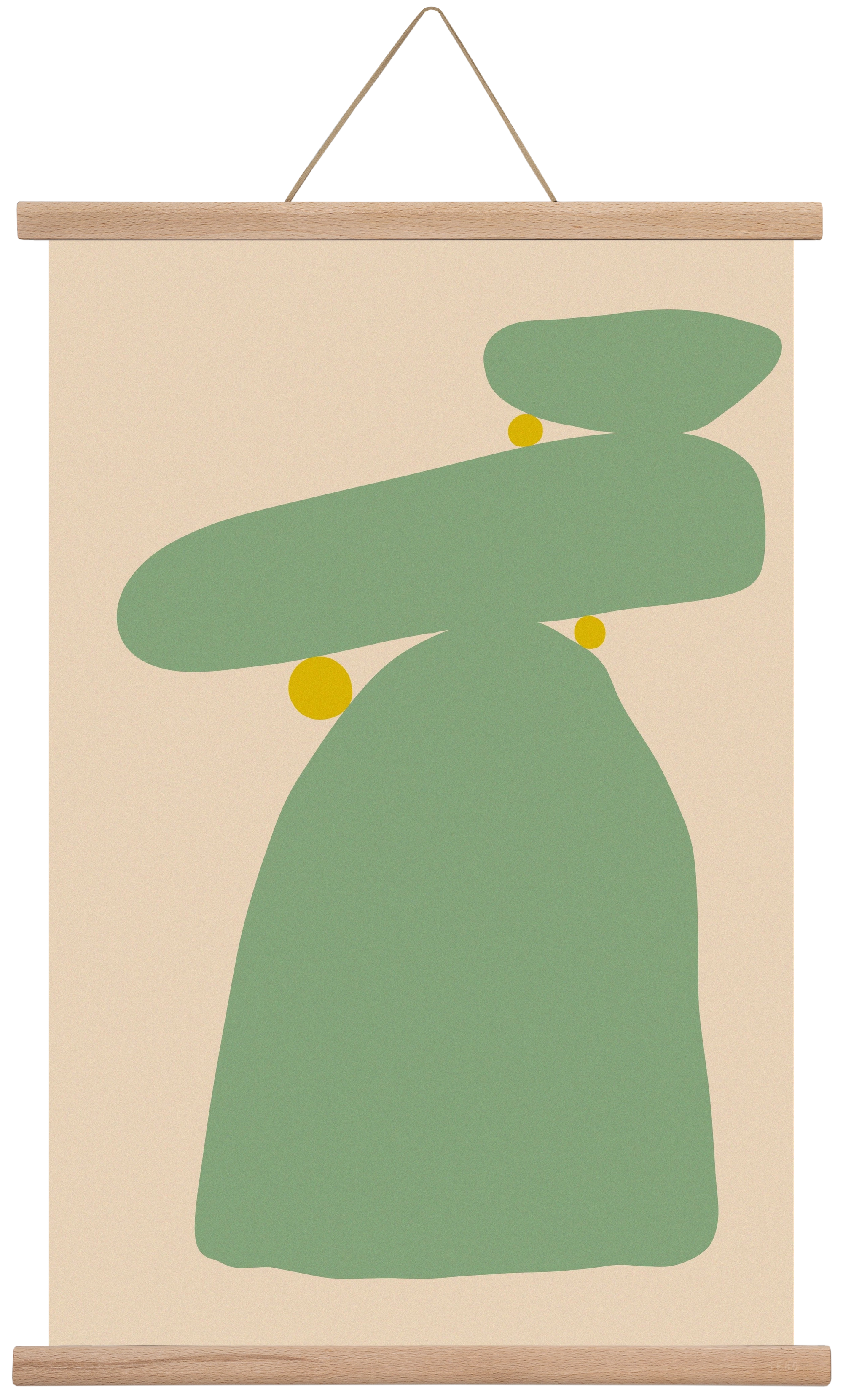 CONNECTION, 40x60 cm (40x60 cm), Tölgy akasztó