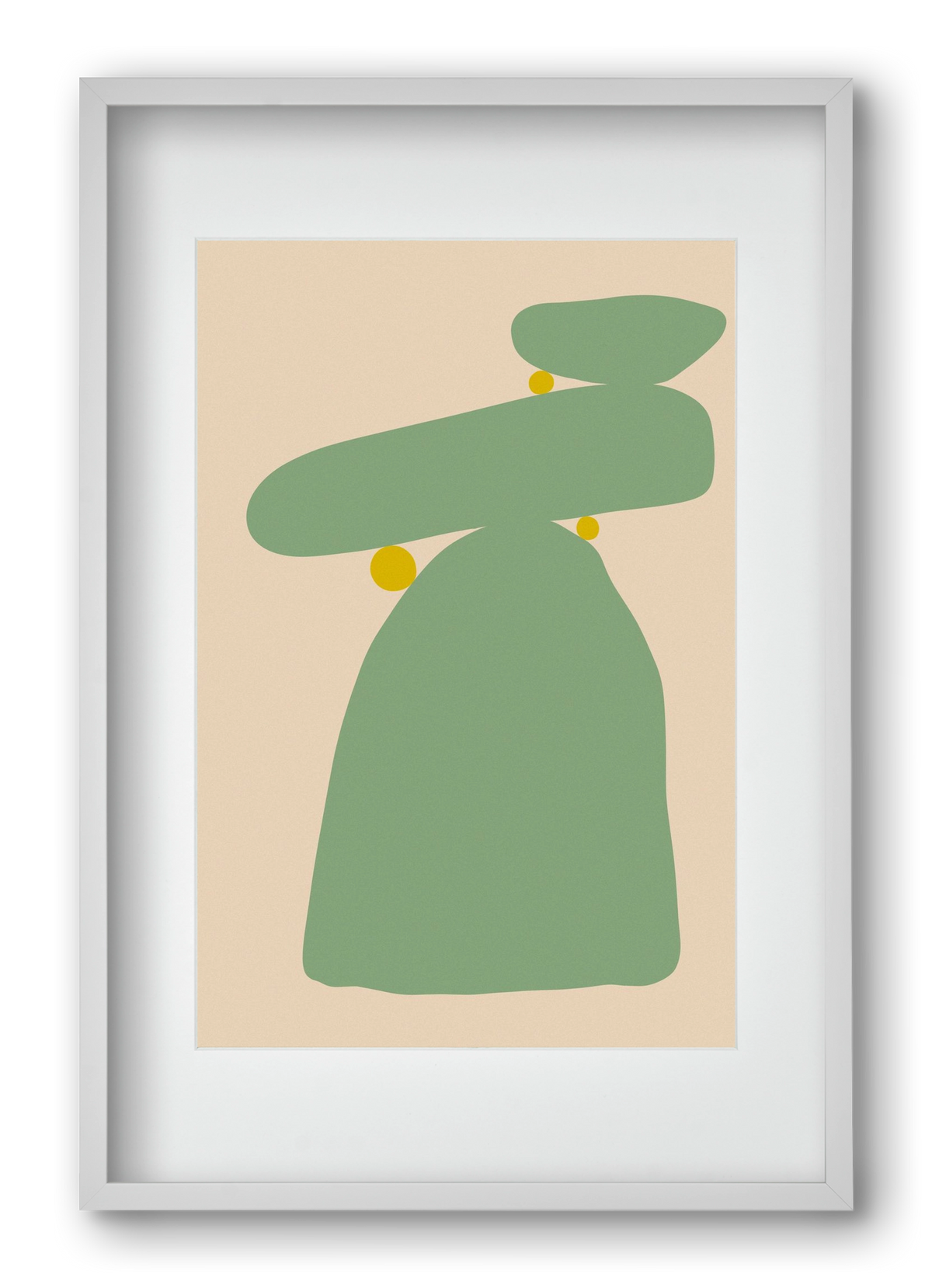 CONNECTION, 40x60 cm (30x45 cm), Fehér keret, paszpartuval