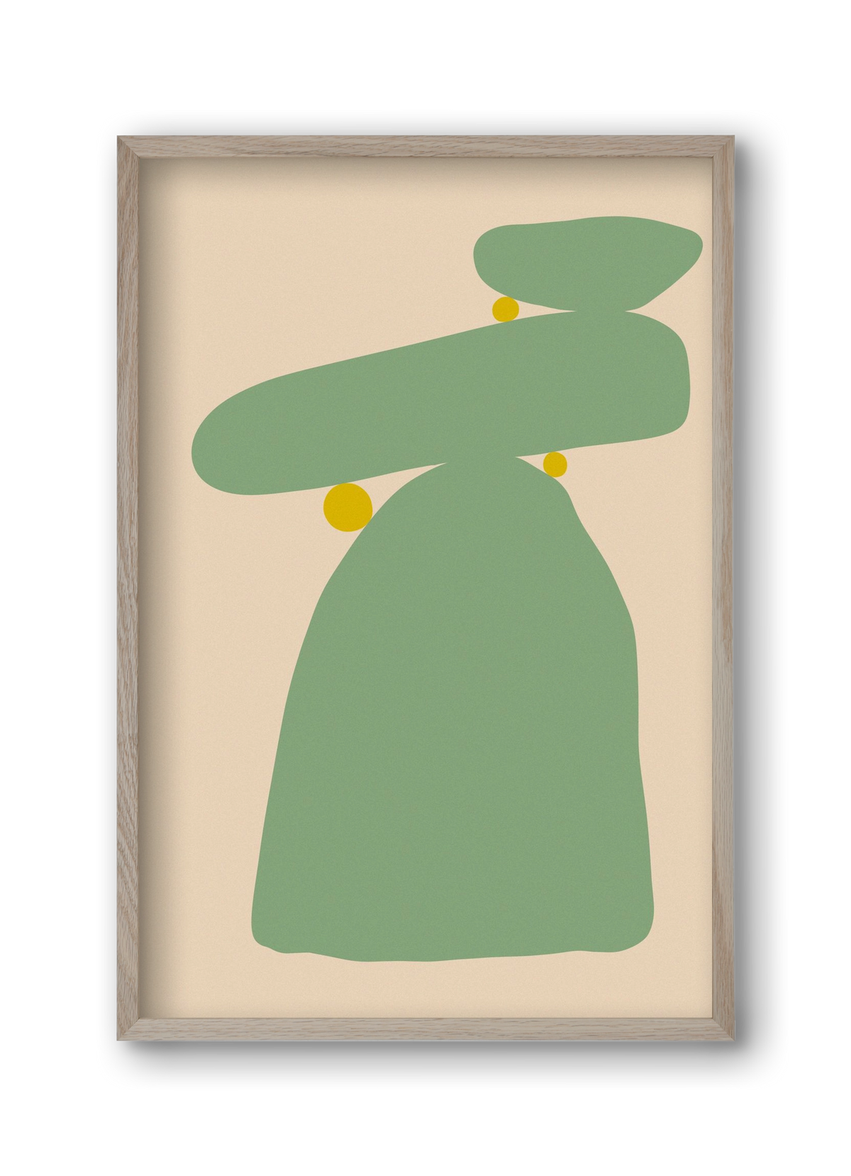 CONNECTION, 30x45 cm (30x45 cm), Tölgy keret