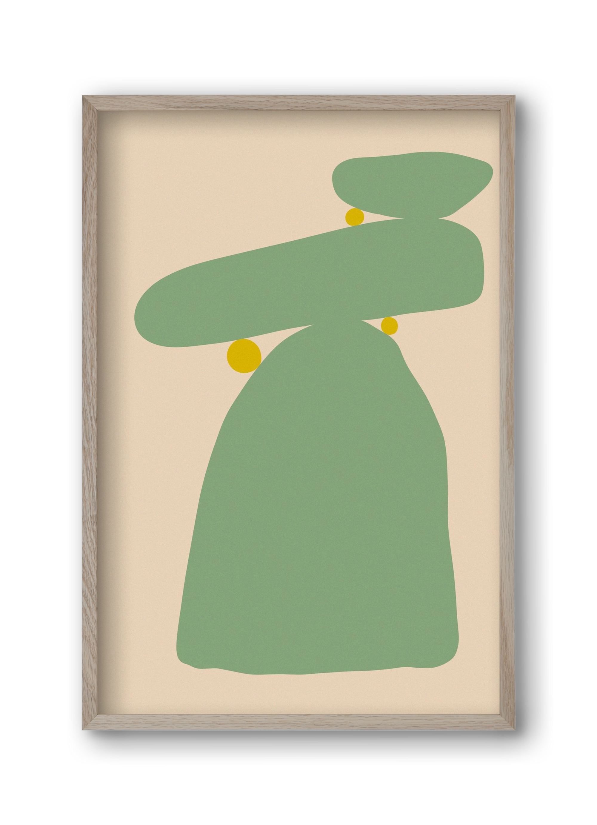 CONNECTION, 30x45 cm (30x45 cm), Tölgy keret