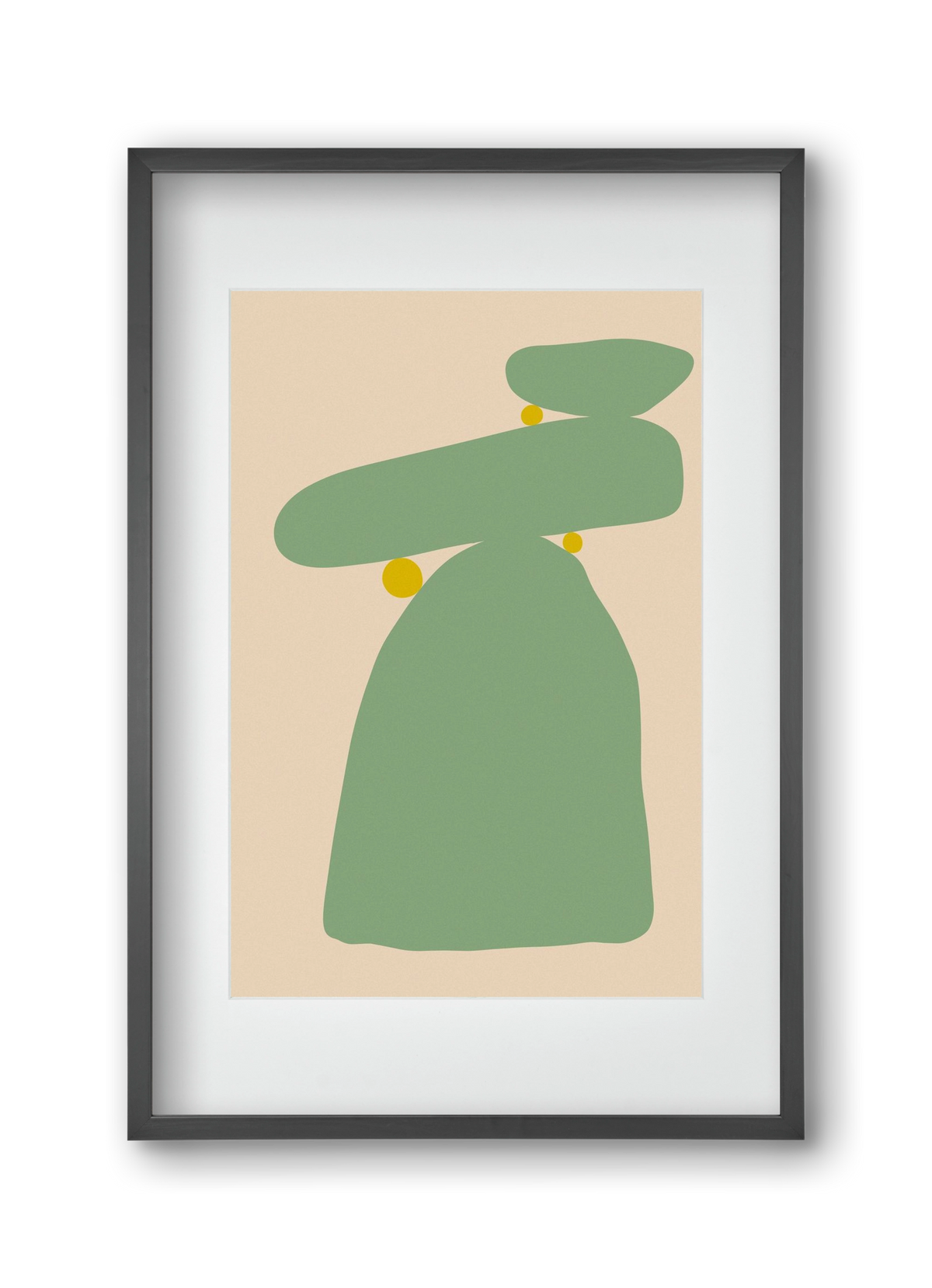 CONNECTION, 30x45 cm (20x30 cm), Fekete keret, paszpartuval