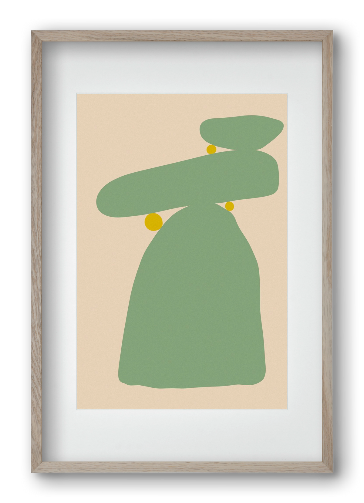 CONNECTION, 40x60 cm (30x45 cm), Tölgy keret, paszpartuval