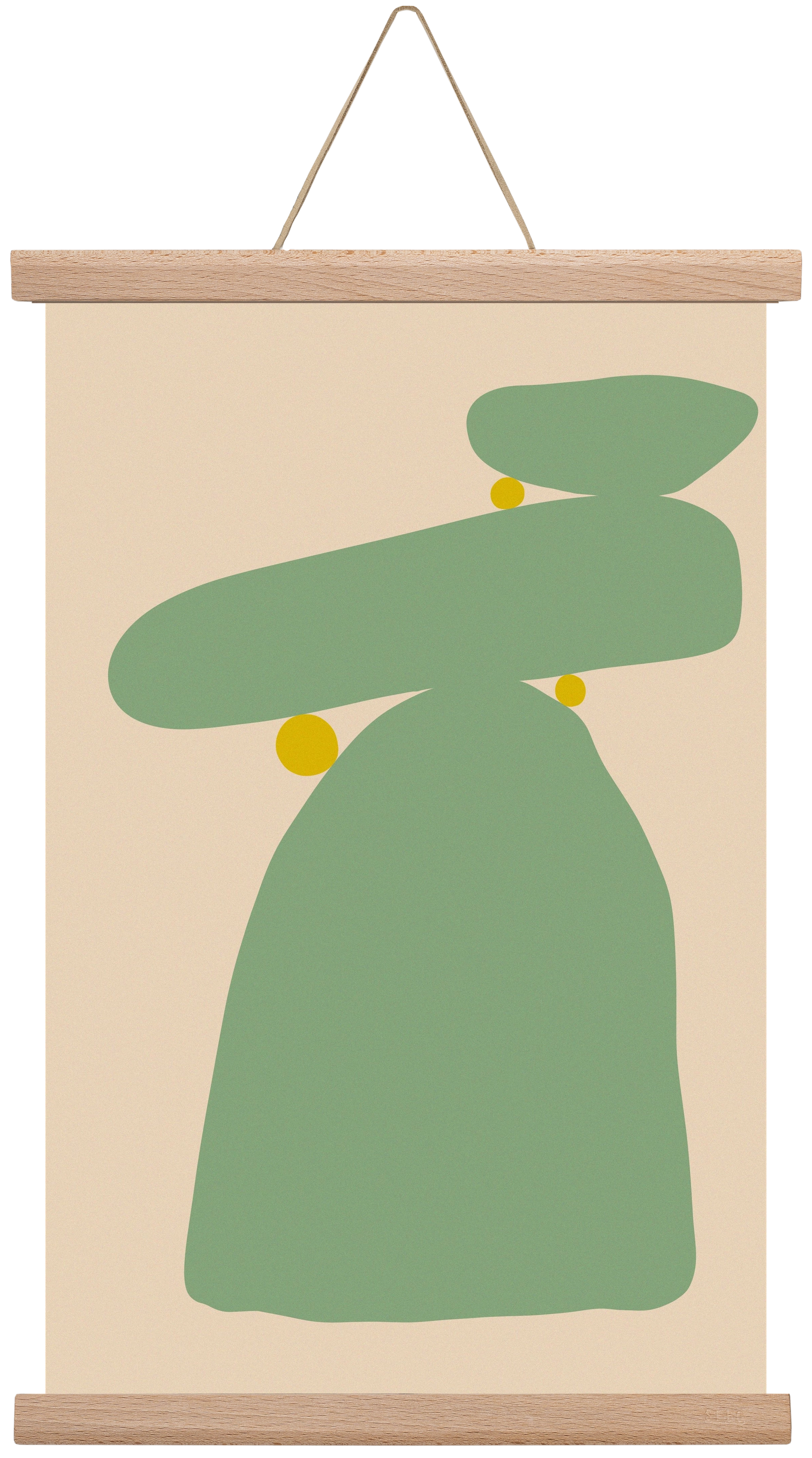 CONNECTION, 30x45 cm (30x45 cm), Tölgy akasztó