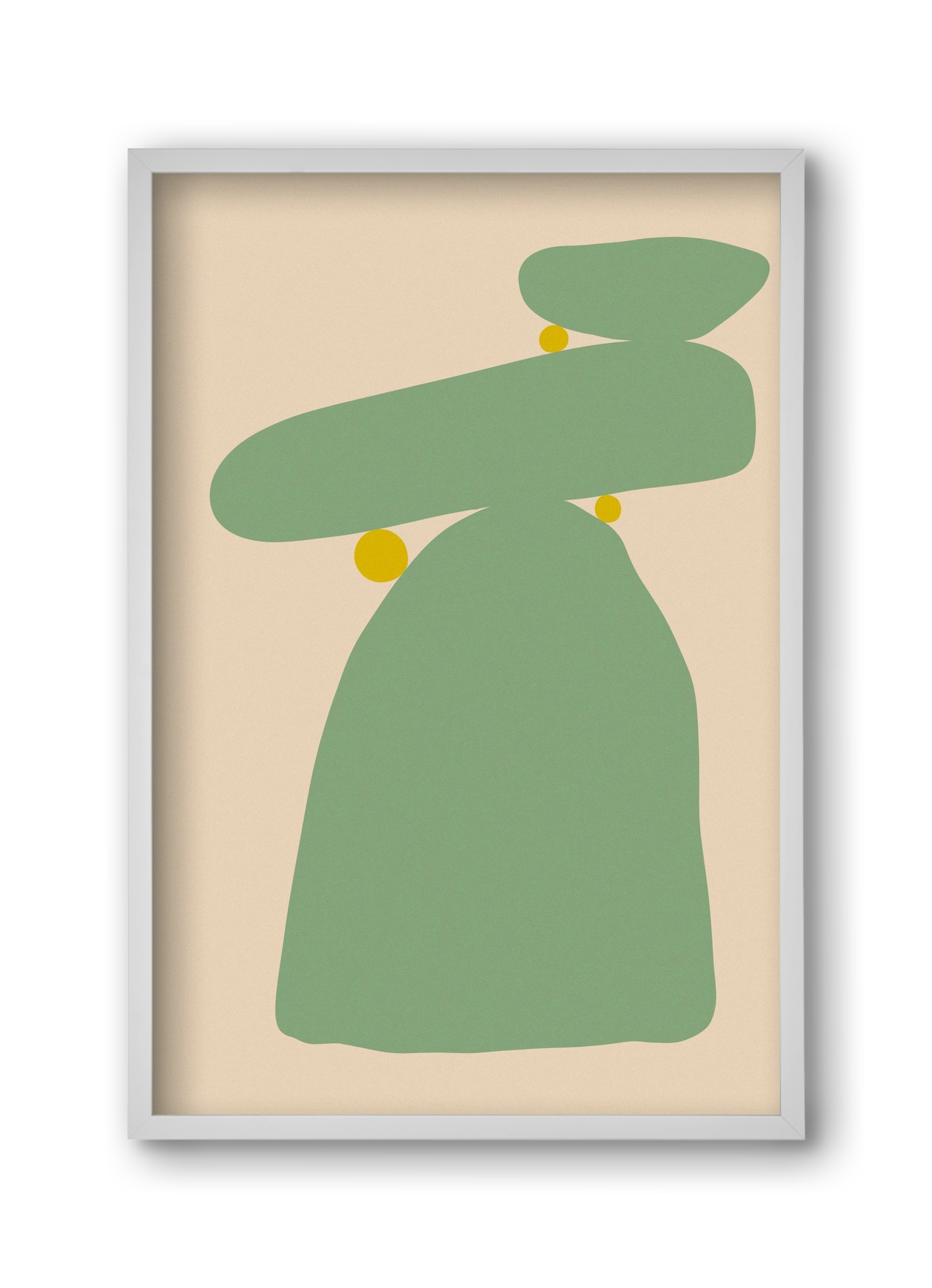 CONNECTION, 30x45 cm (30x45 cm), Fehér keret