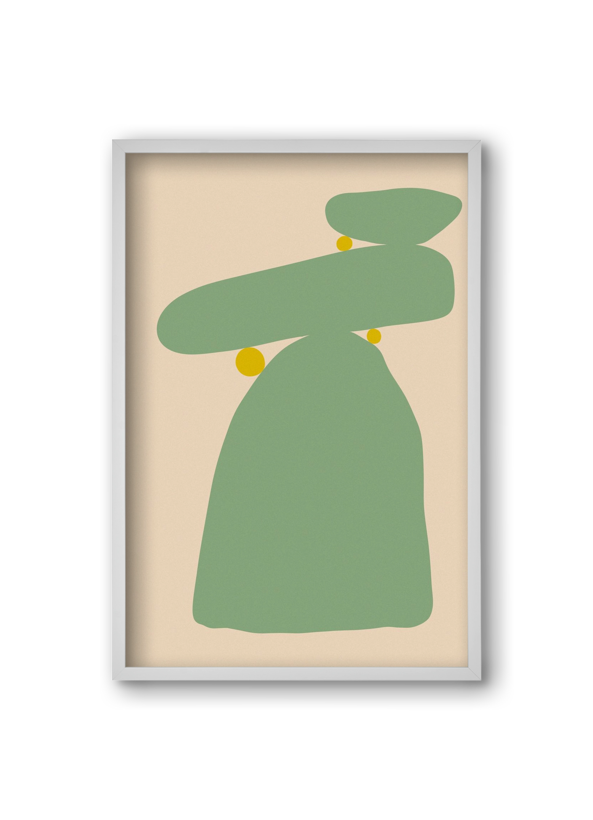 CONNECTION, 20x30 cm (20x30 cm), Fehér keret