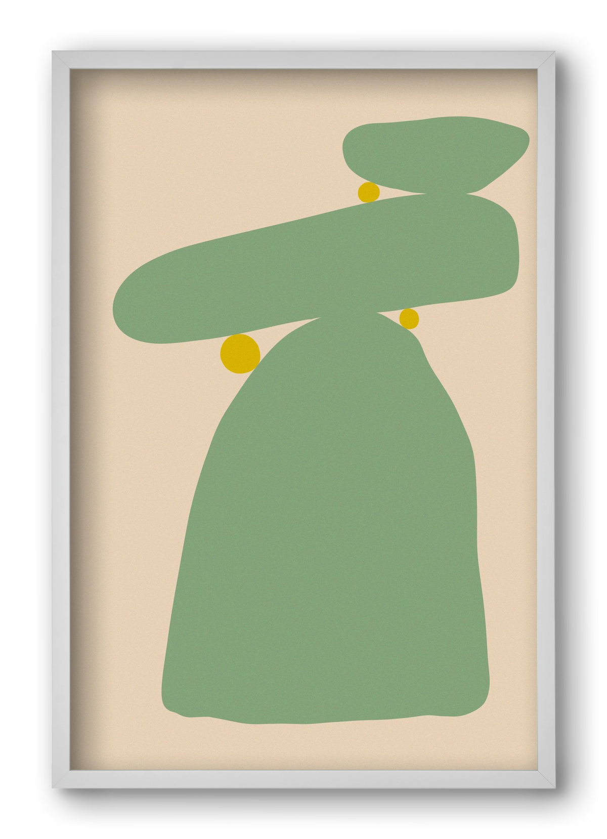 CONNECTION, 40x60 cm (40x60 cm), Fehér keret