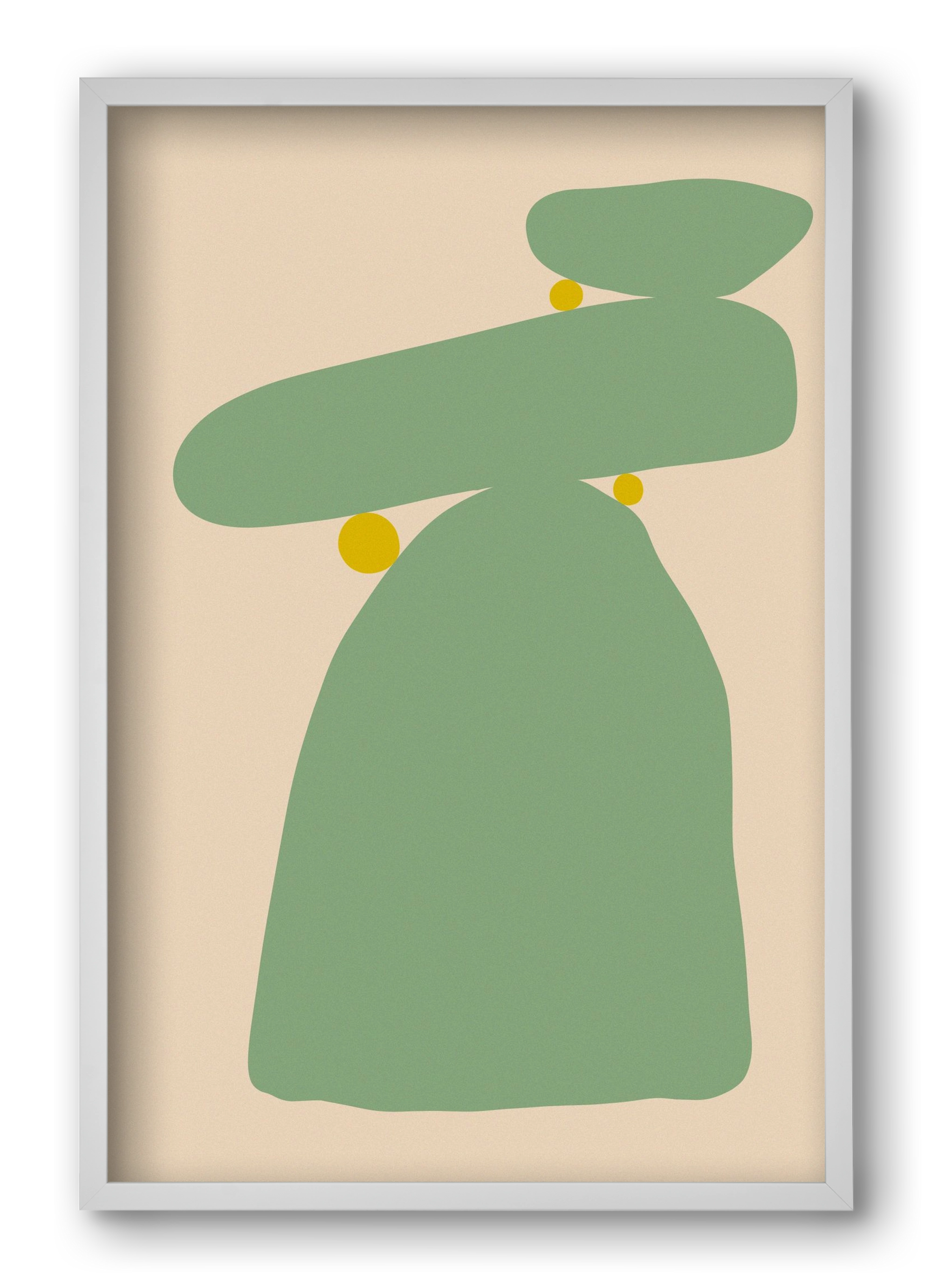 CONNECTION, 40x60 cm (40x60 cm), Fehér keret