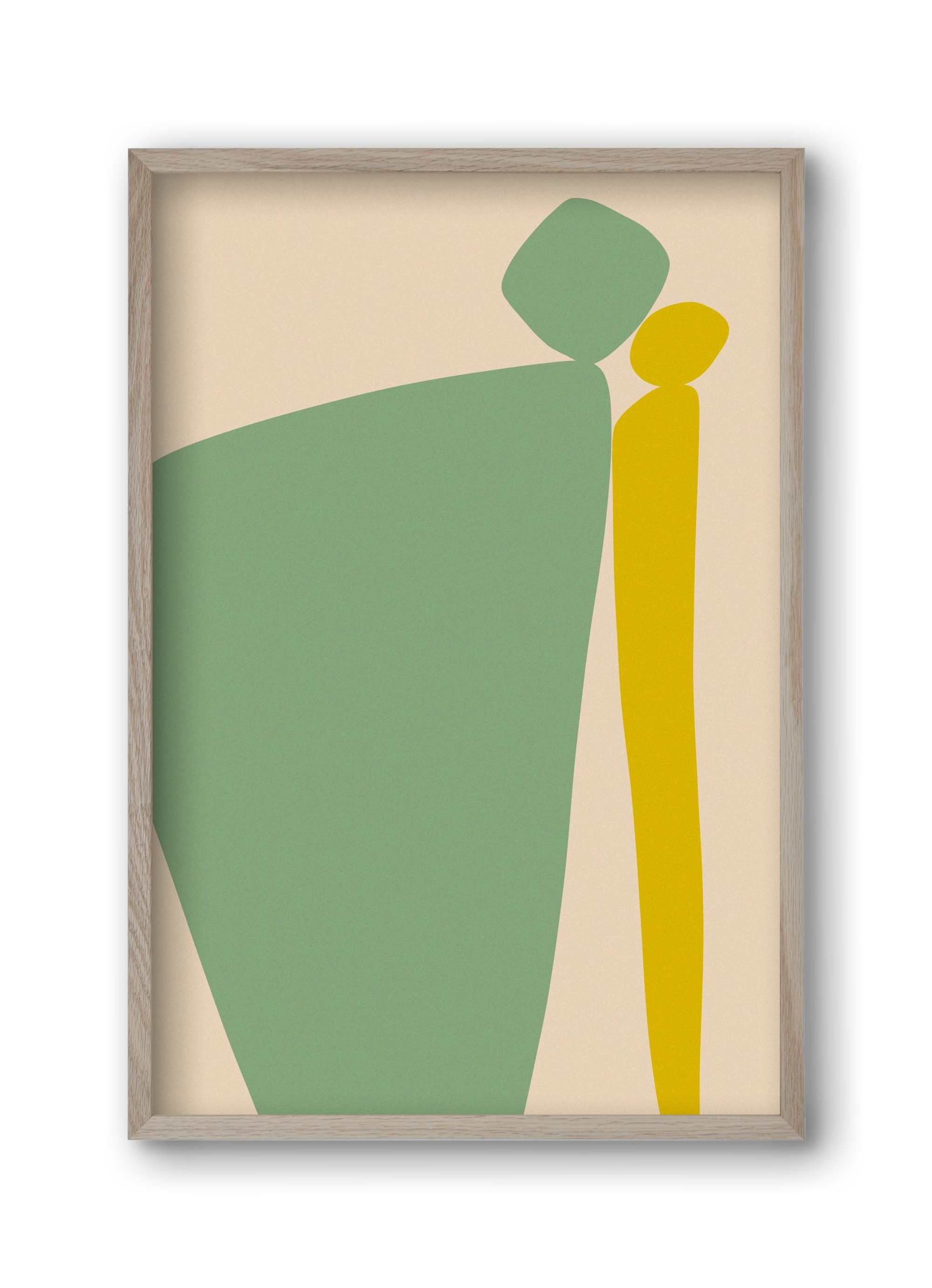 CONNECTIONS 2, 30x45 cm (30x45 cm), Tölgy keret