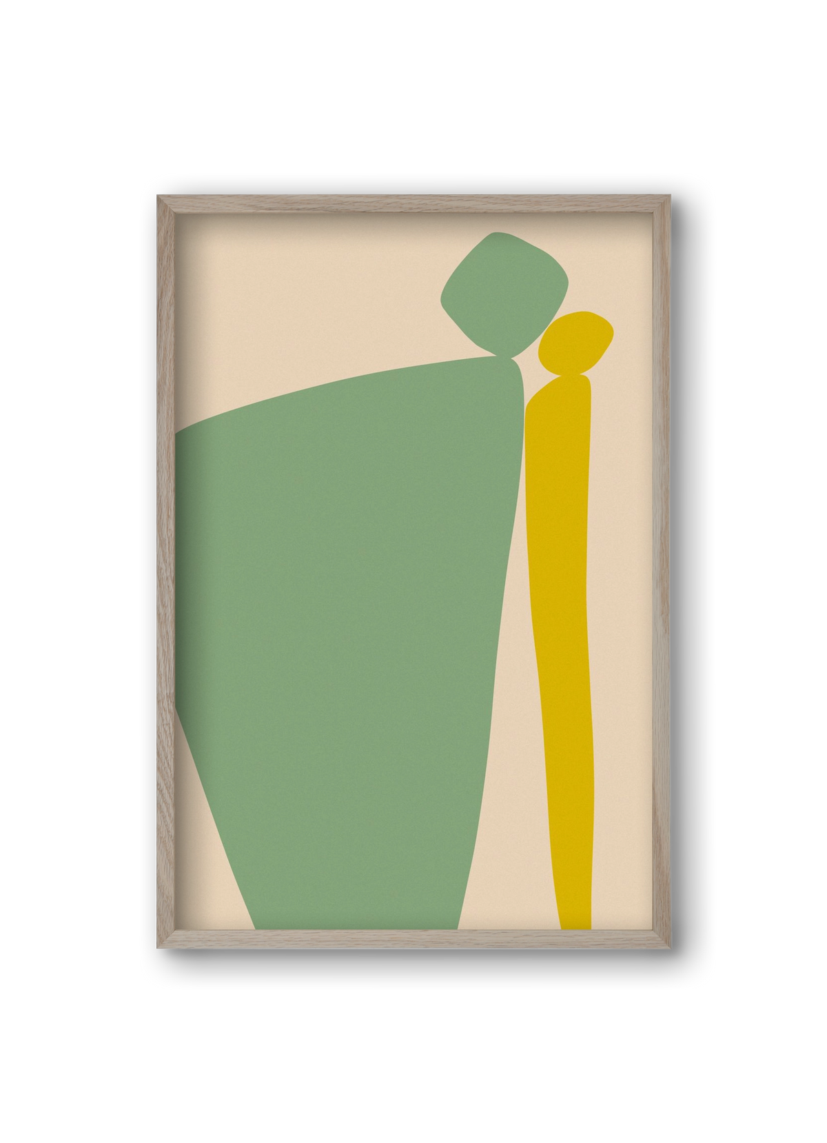 CONNECTIONS 2, 20x30 cm (20x30 cm), Tölgy keret