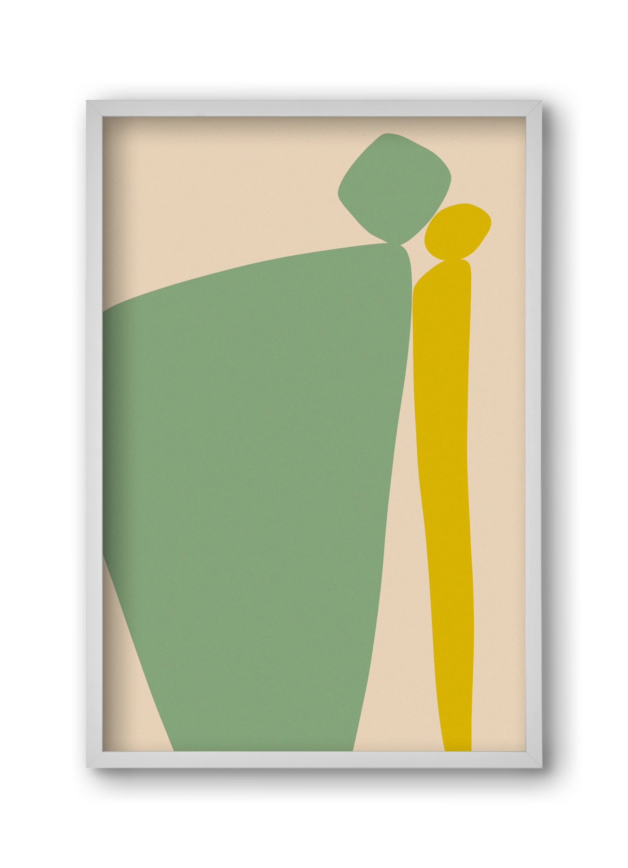 CONNECTIONS 2, 30x45 cm (30x45 cm), Fehér keret