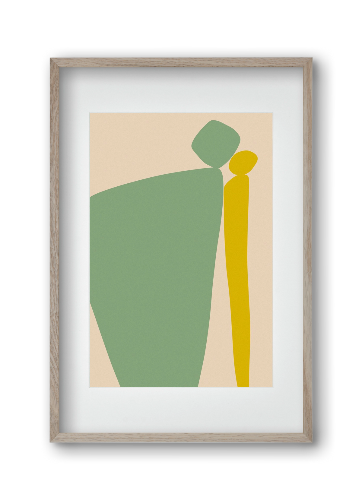 CONNECTIONS 2, 30x45 cm (20x30 cm), Tölgy keret, paszpartuval