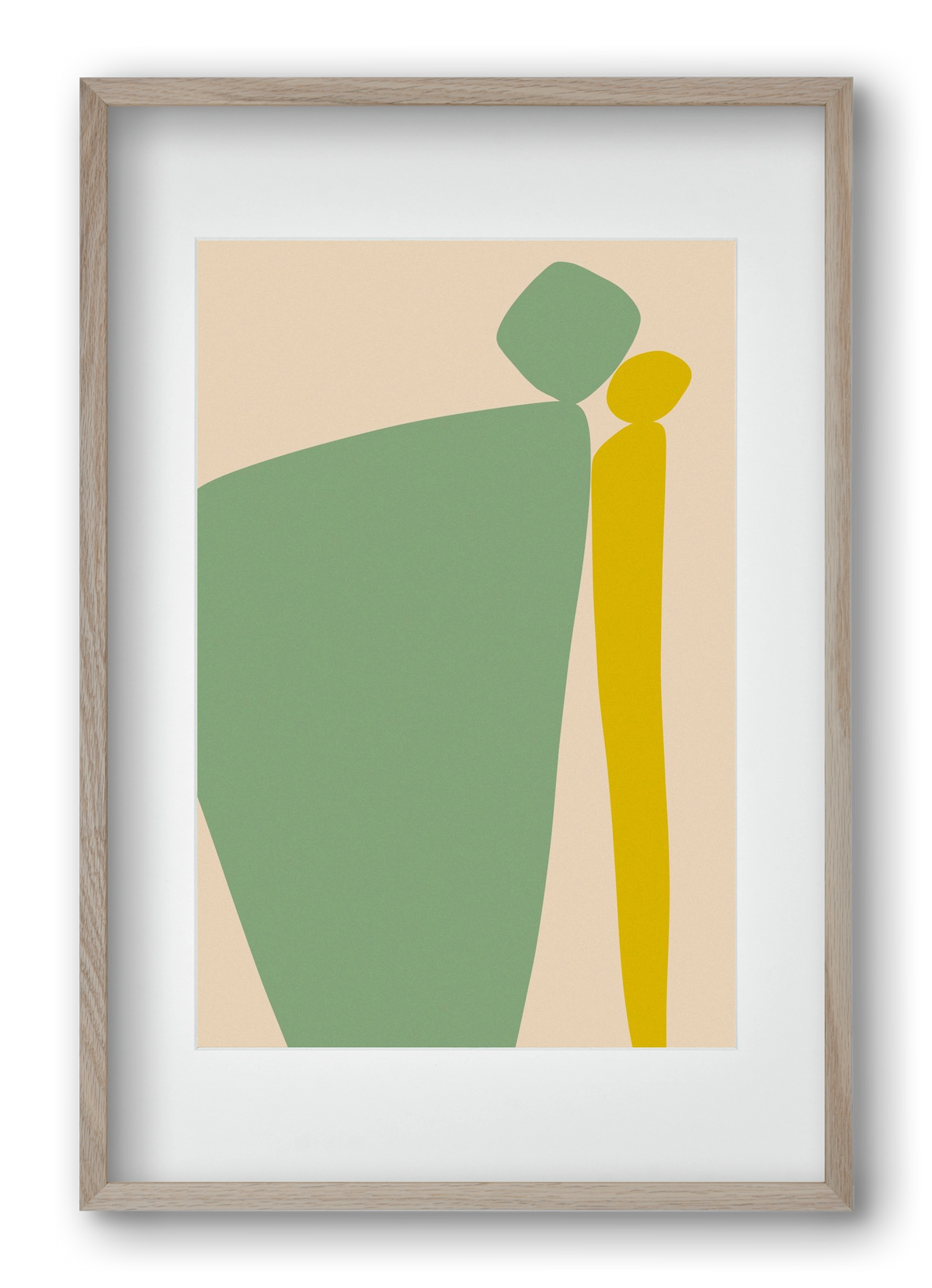 CONNECTIONS 2, 40x60 cm (30x45 cm), Tölgy keret, paszpartuval