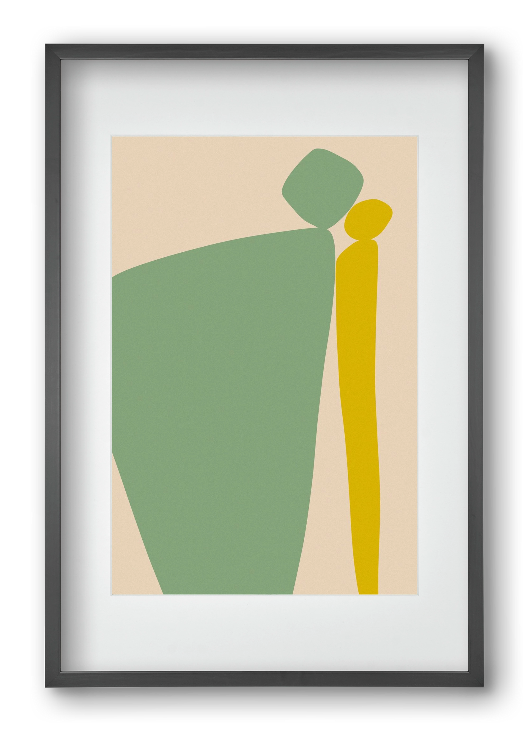 CONNECTIONS 2, 40x60 cm (30x45 cm), Fekete keret, paszpartuval