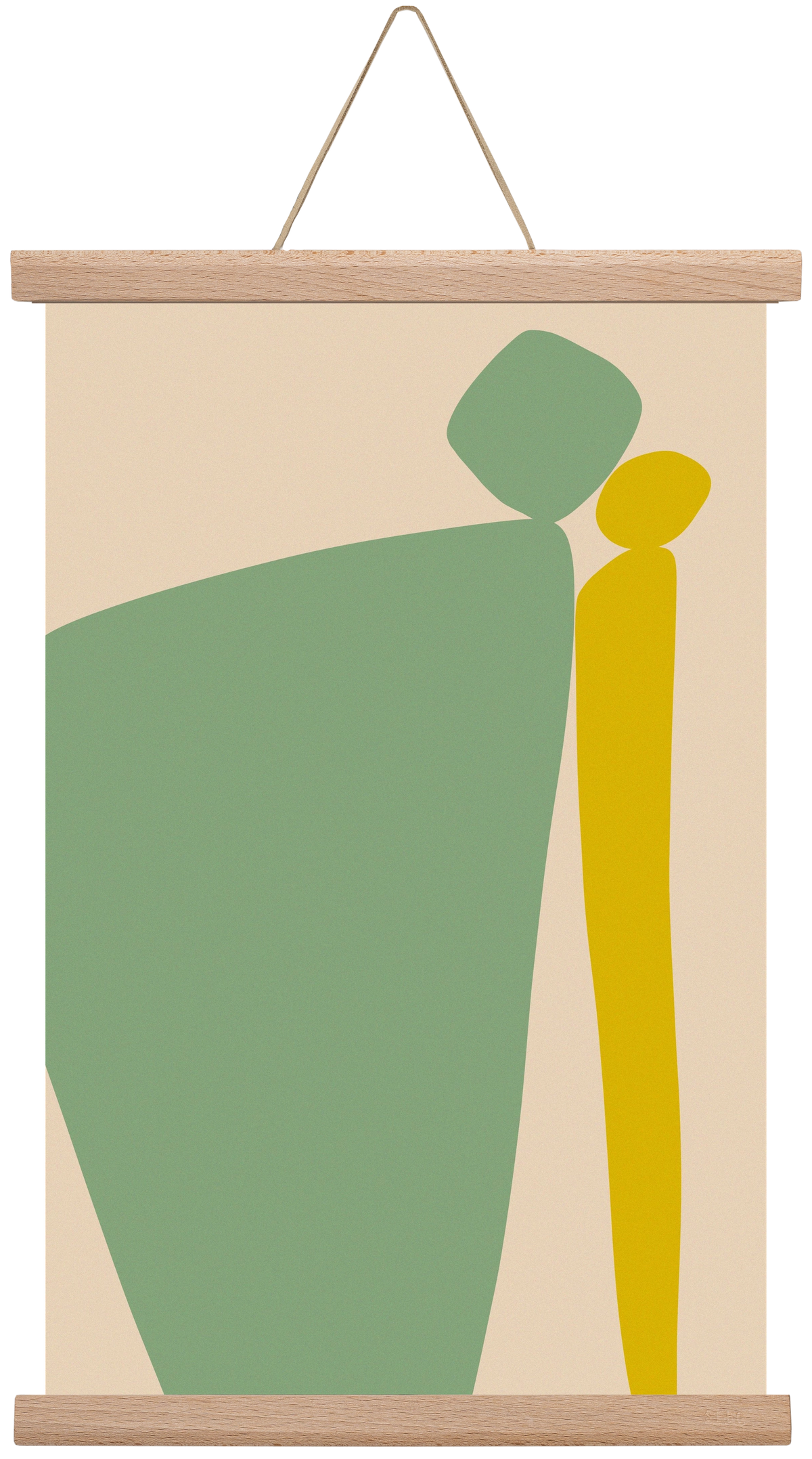 CONNECTIONS 2, 30x45 cm (30x45 cm), Tölgy akasztó