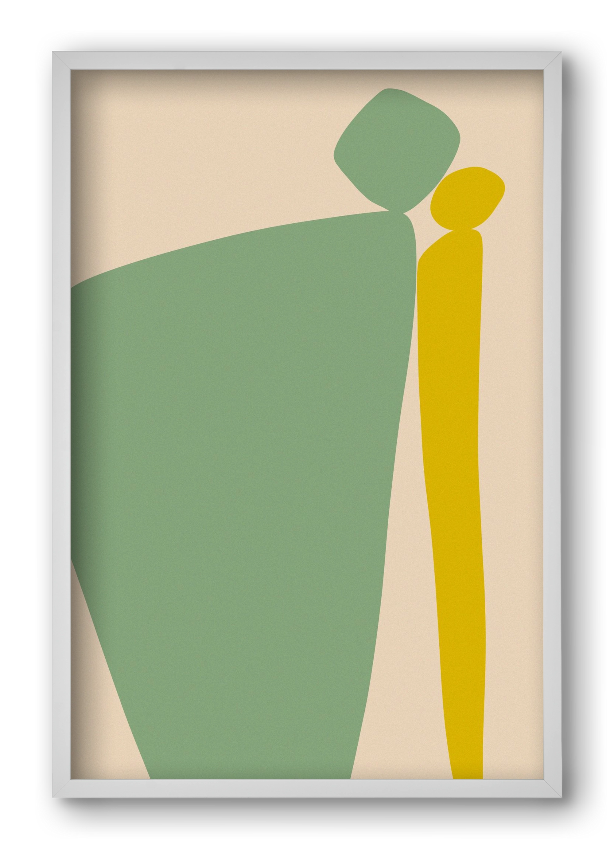 CONNECTIONS 2, 40x60 cm (40x60 cm), Fehér keret