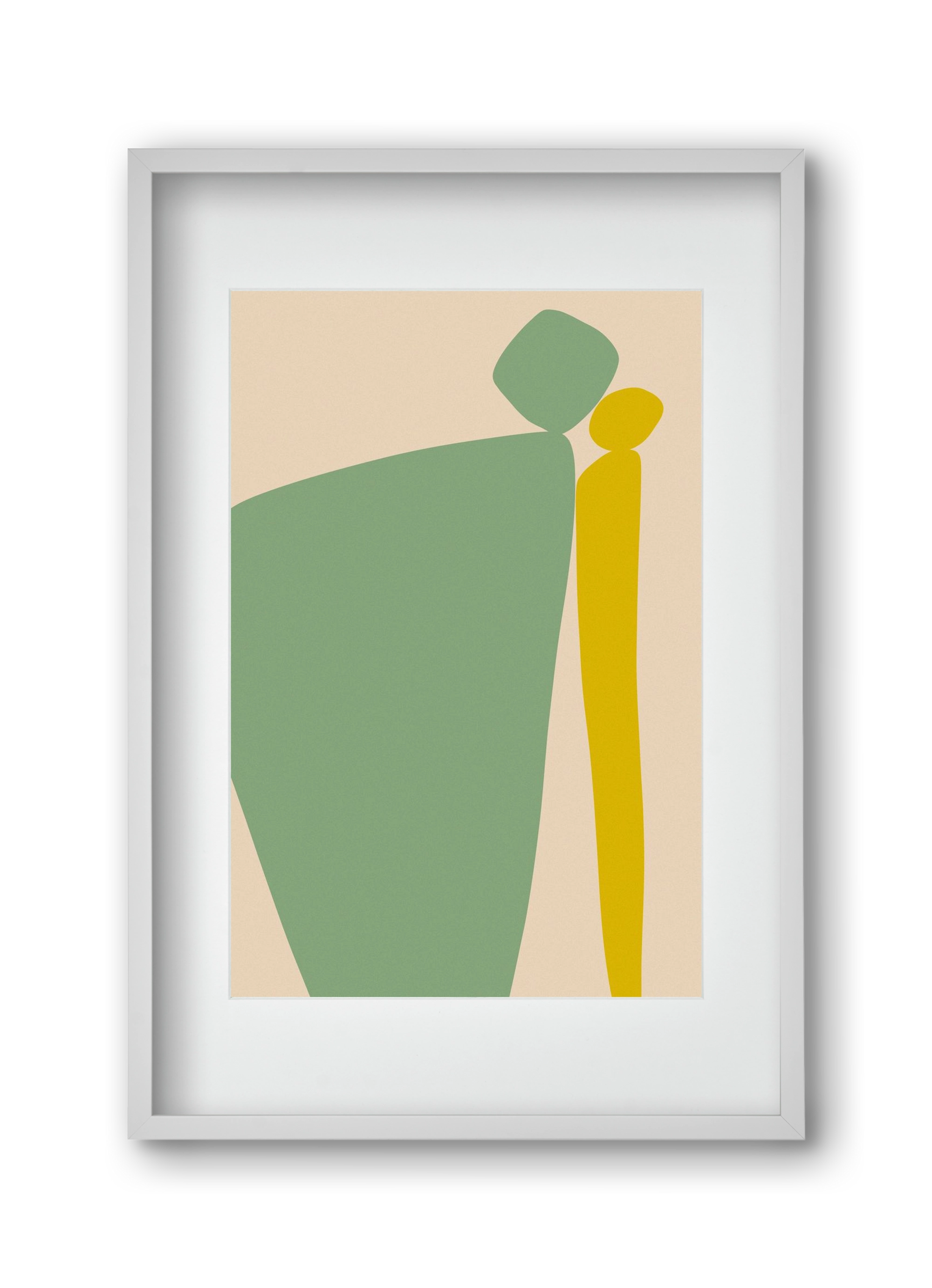 CONNECTIONS 2, 30x45 cm (20x30 cm), Fehér keret, paszpartuval