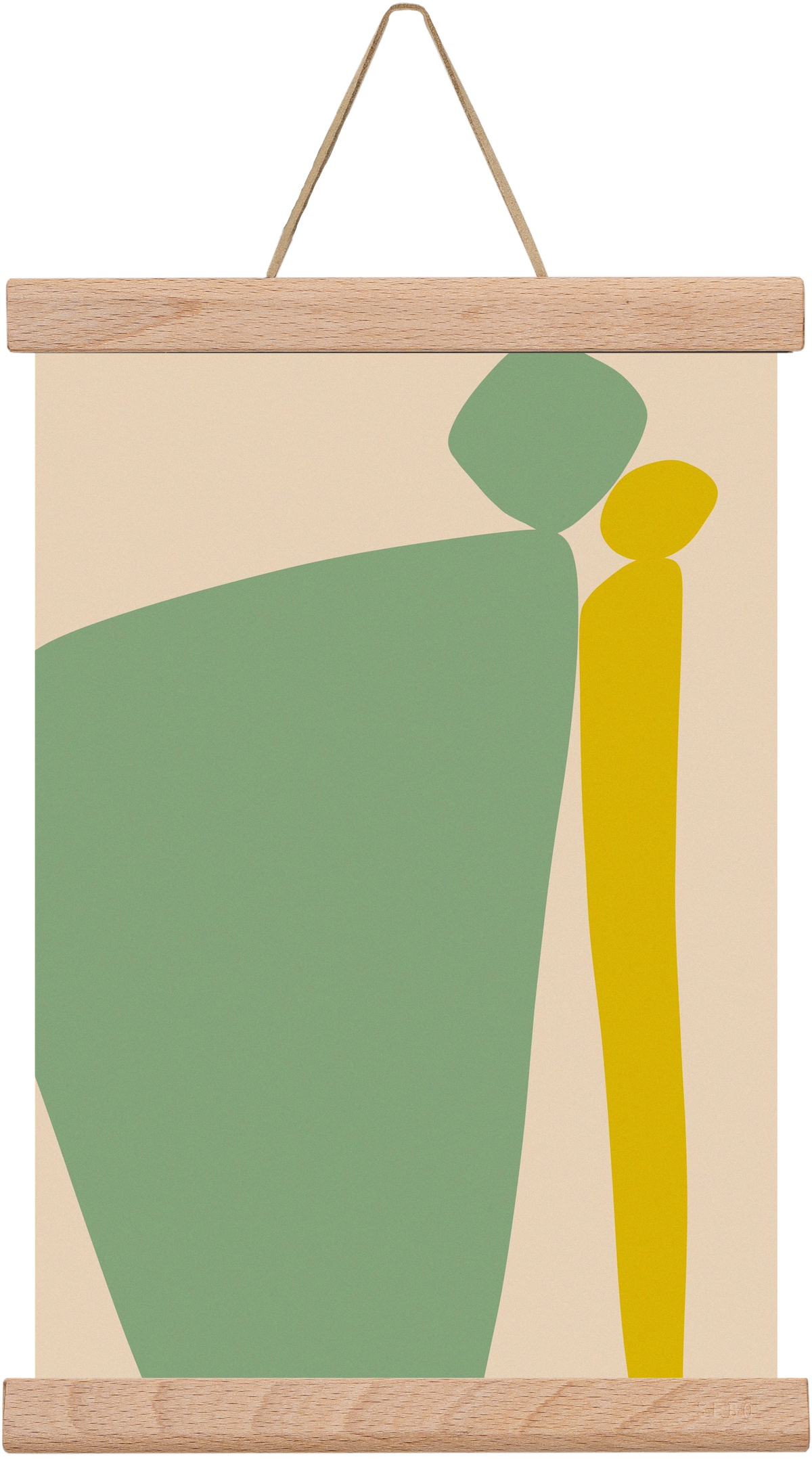 CONNECTIONS 2, 20x30 cm (20x30 cm), Tölgy akasztó