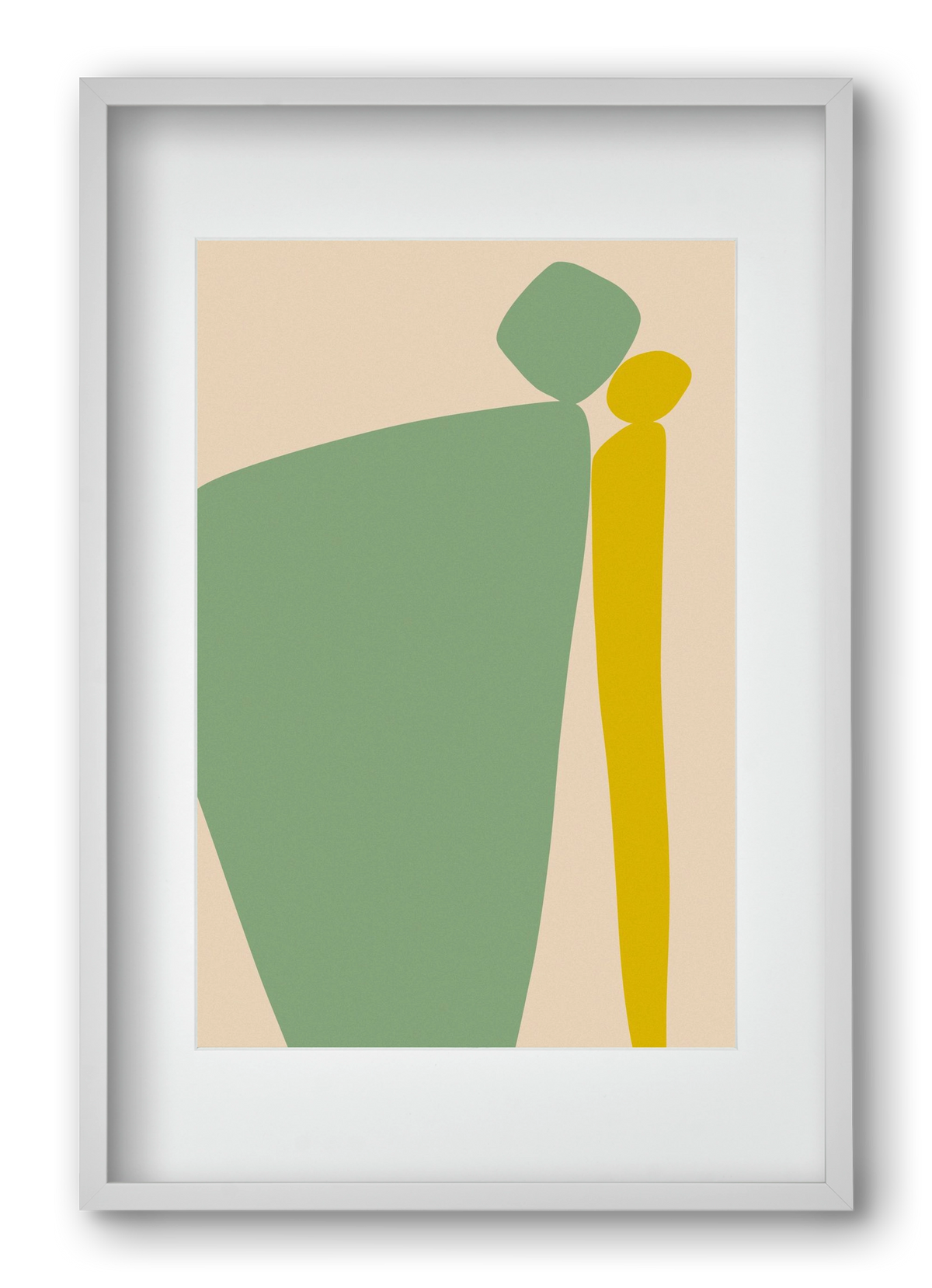 CONNECTIONS 2, 40x60 cm (30x45 cm), Fehér keret, paszpartuval