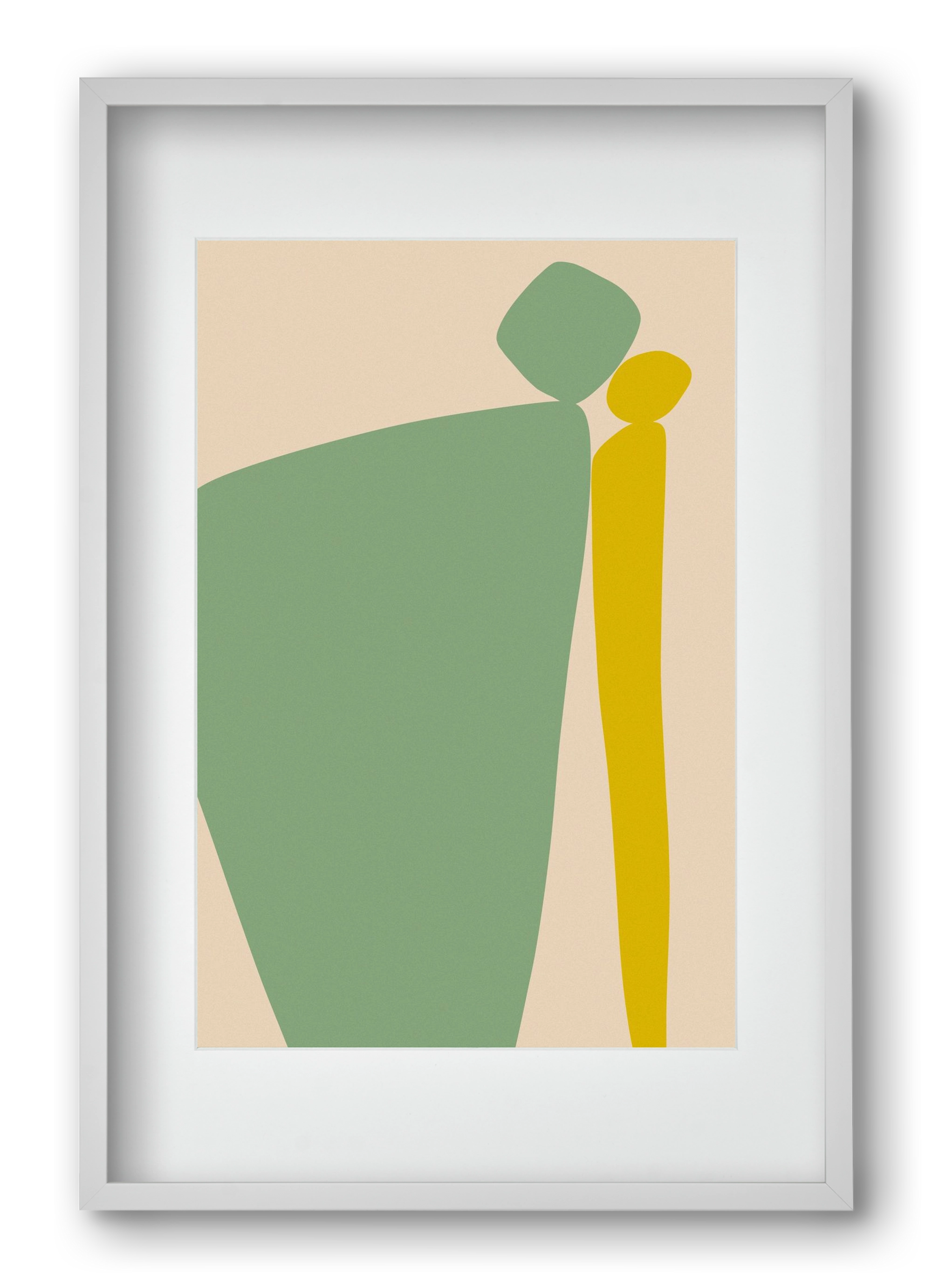 CONNECTIONS 2, 40x60 cm (30x45 cm), Fehér keret, paszpartuval