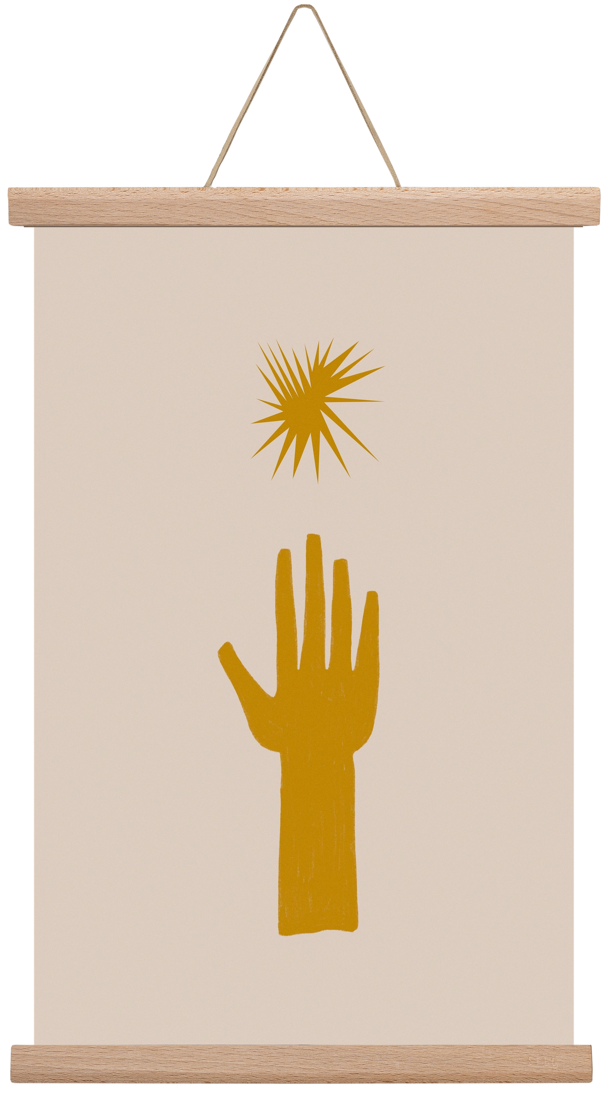 REACH FOR THE STARS, 30x45 cm (30x45 cm), Tölgy akasztó