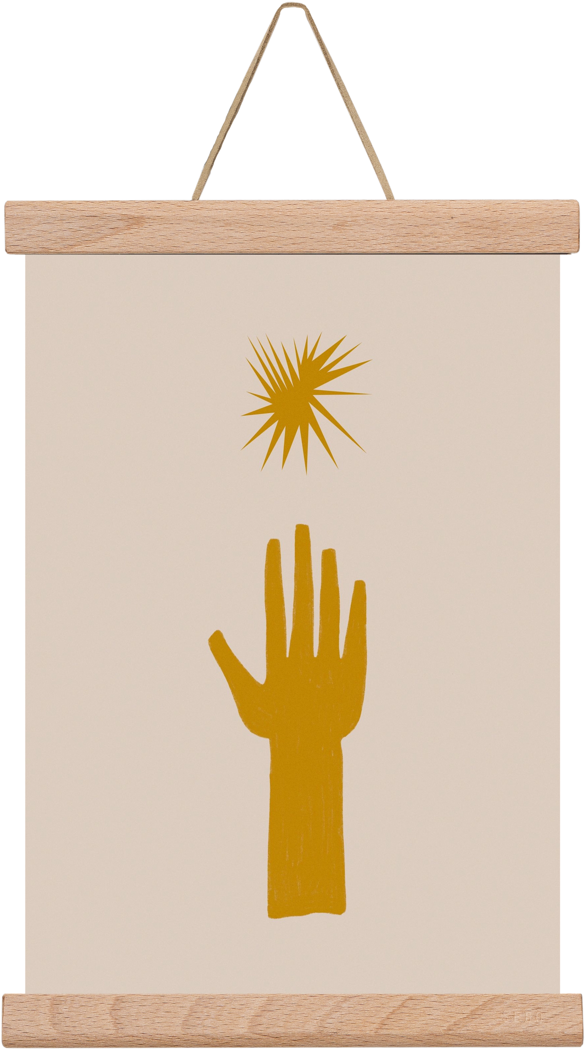 REACH FOR THE STARS, 20x30 cm (20x30 cm), Tölgy akasztó