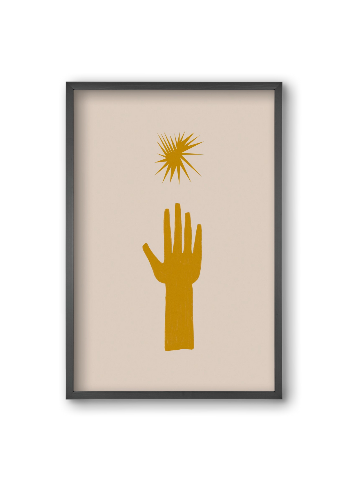 REACH FOR THE STARS, 20x30 cm (20x30 cm), Fekete keret