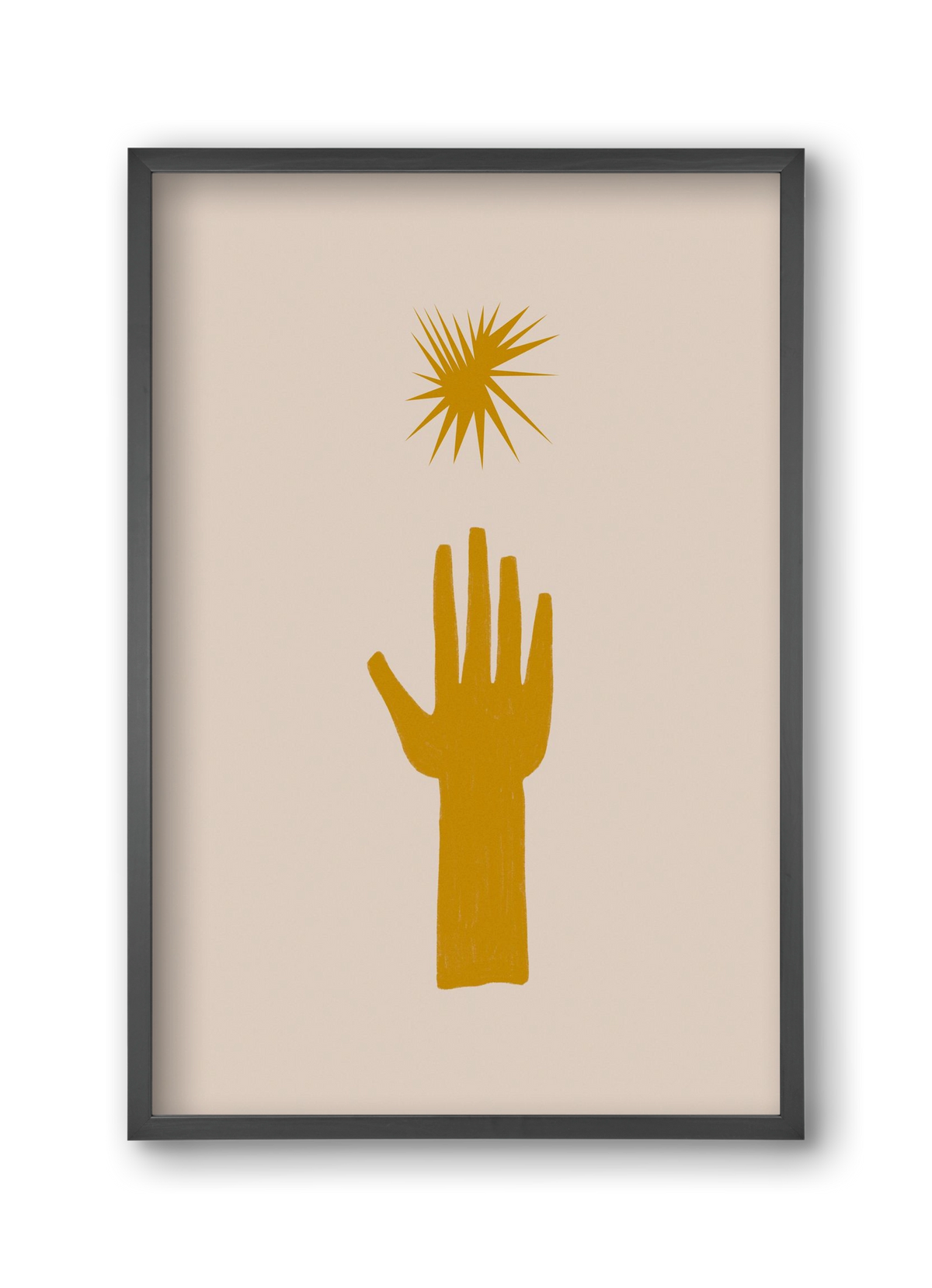 REACH FOR THE STARS, 30x45 cm (30x45 cm), Fekete keret