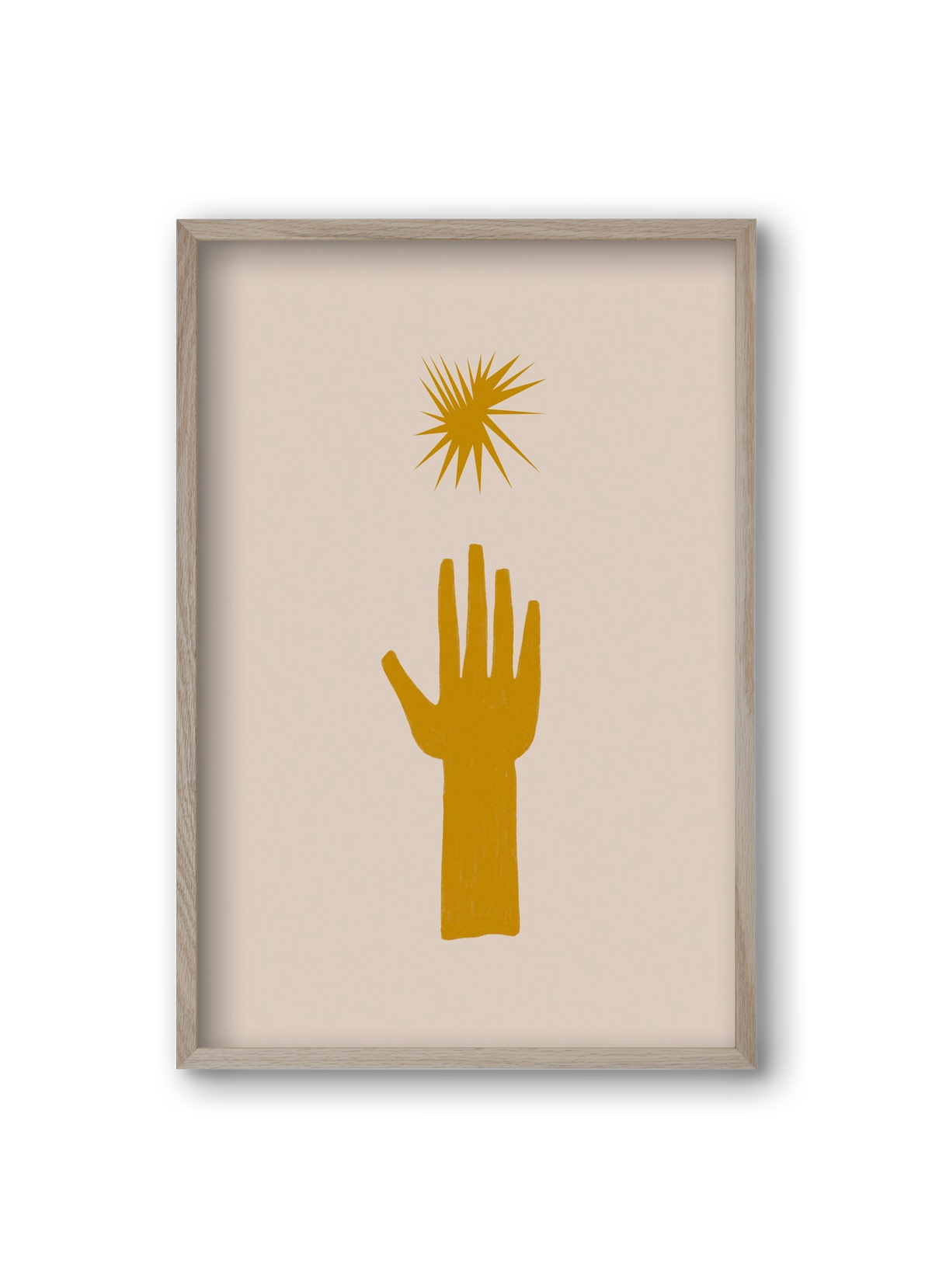 REACH FOR THE STARS, 20x30 cm (20x30 cm), Tölgy keret