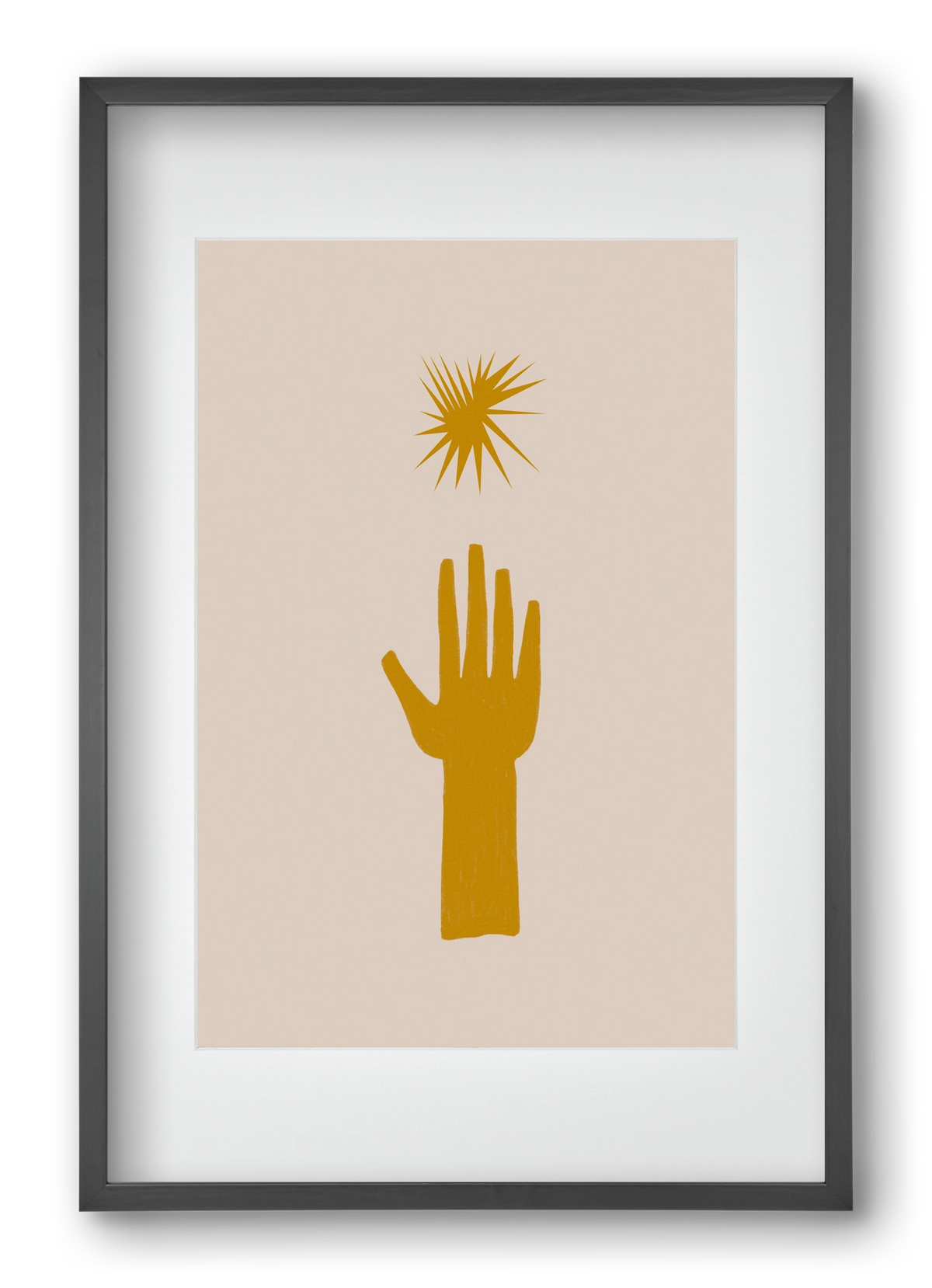 REACH FOR THE STARS, 40x60 cm (30x45 cm), Fekete keret, paszpartuval