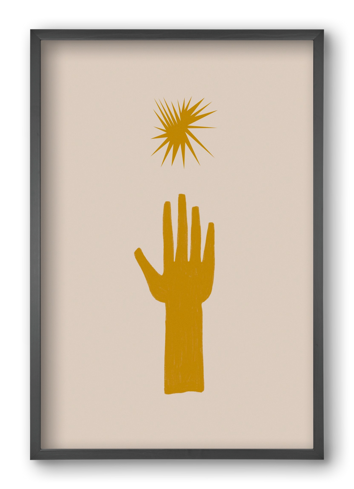 REACH FOR THE STARS, 40x60 cm (40x60 cm), Fekete keret