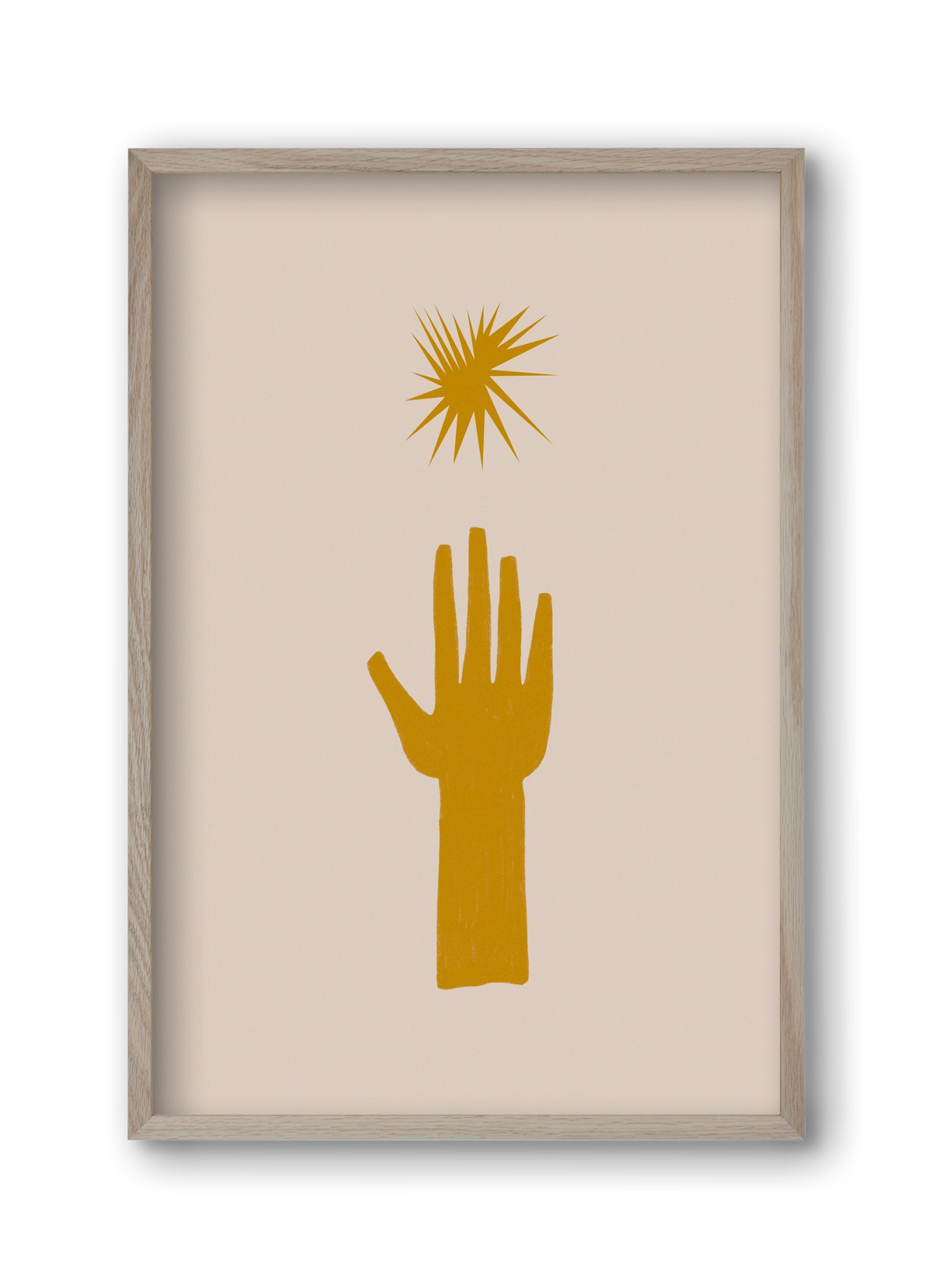 REACH FOR THE STARS, 30x45 cm (30x45 cm), Tölgy keret