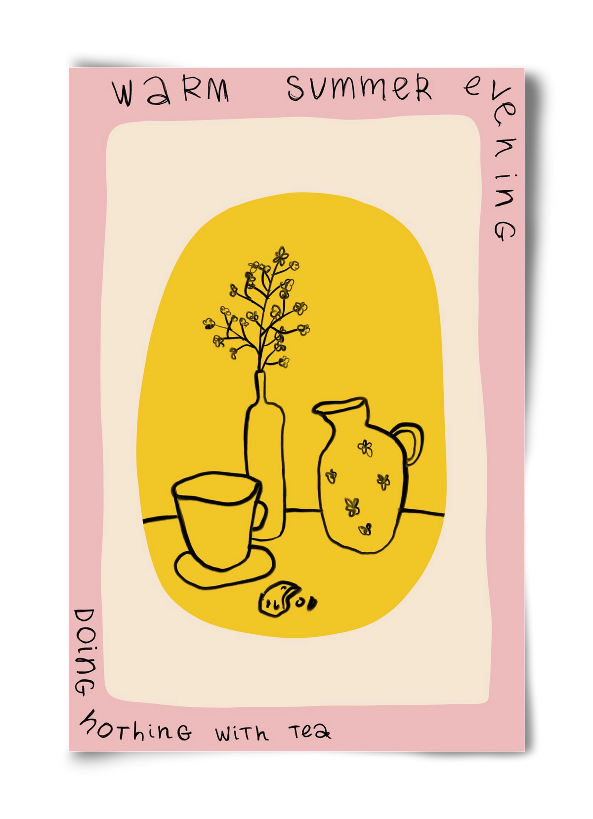 DOING NOTHING, 40x60 cm, Keret nélkül