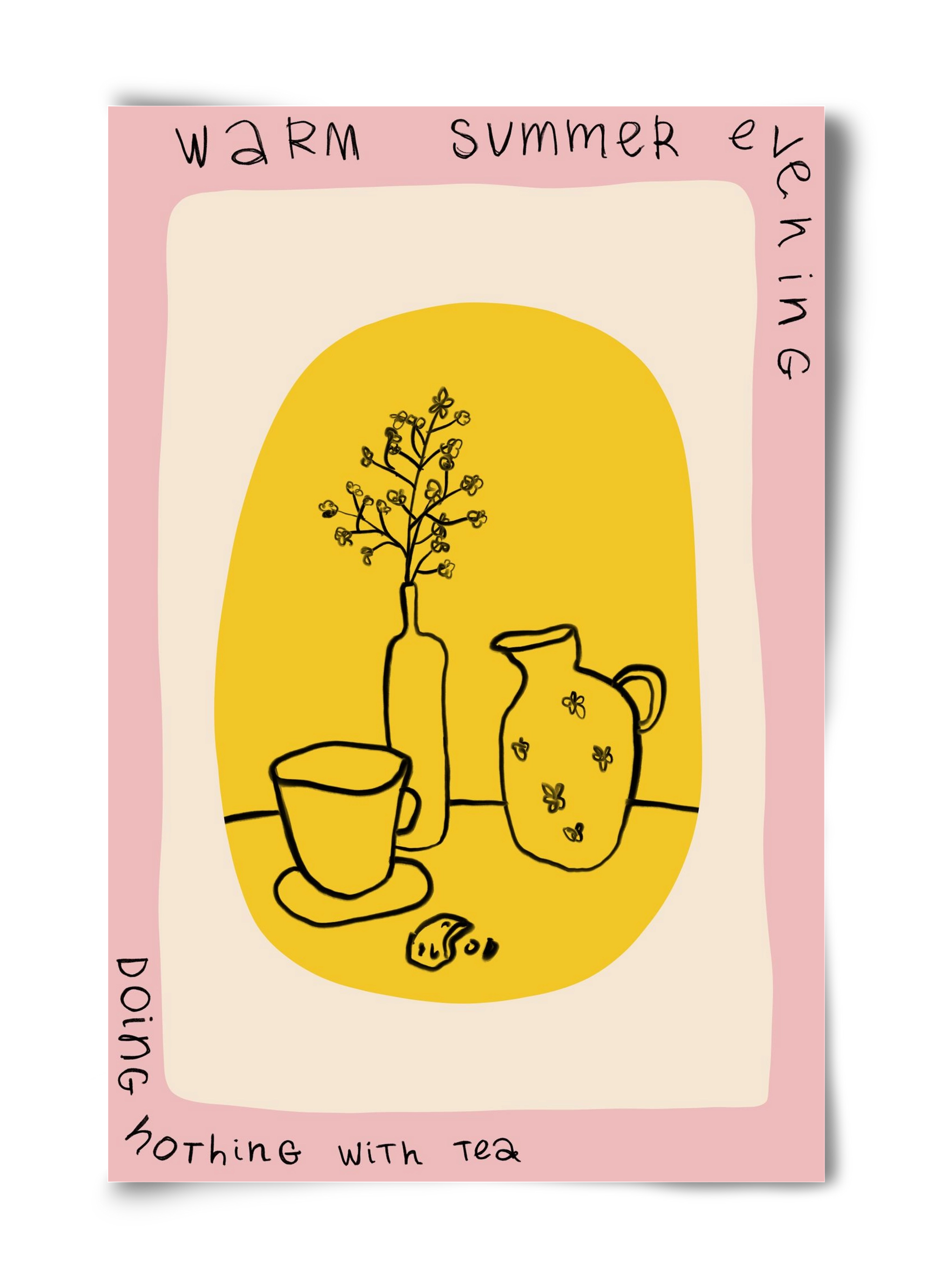 DOING NOTHING, 40x60 cm, Keret nélkül